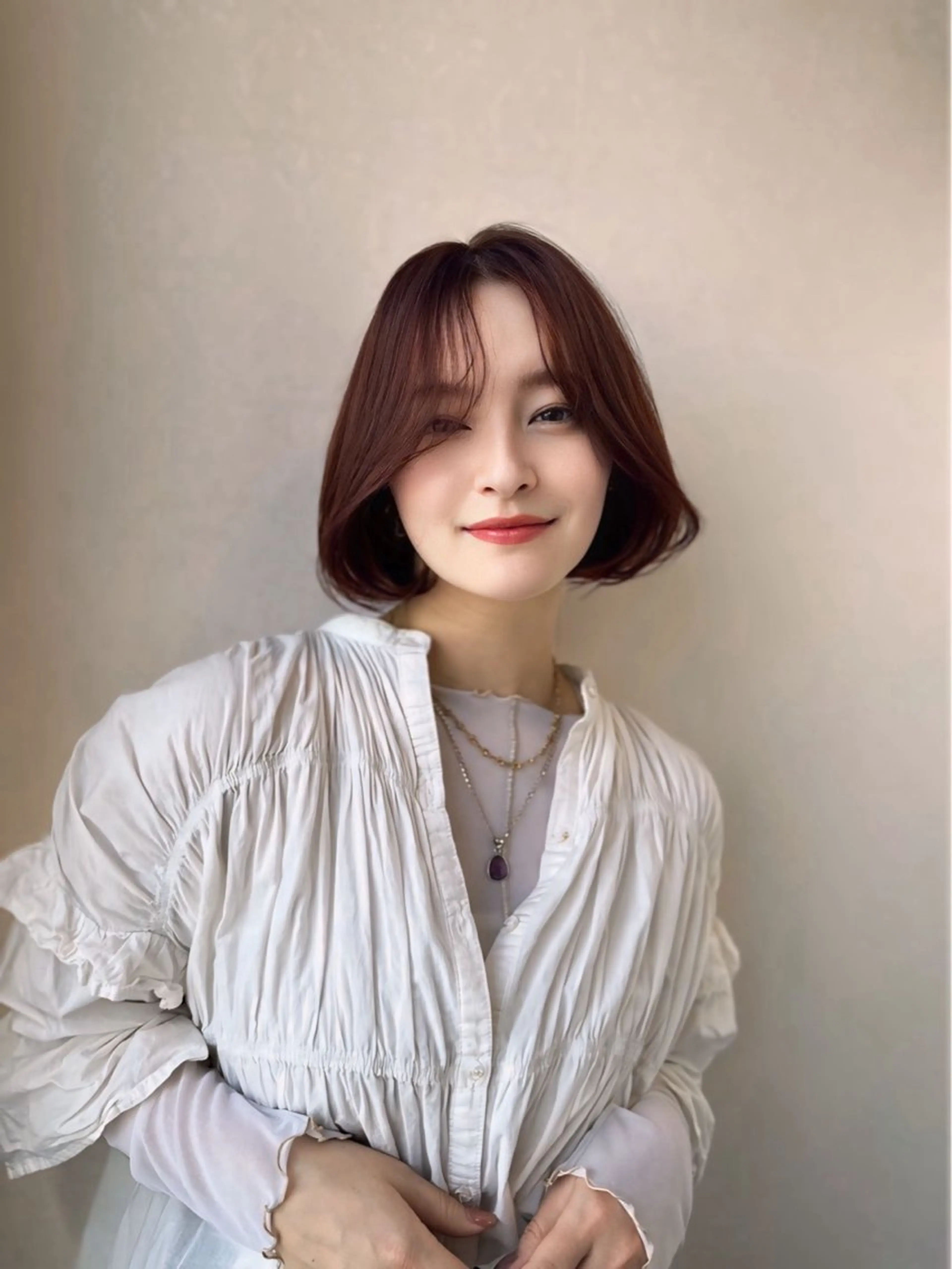 カラー カット ヘアカラー 赤みなしカラー/梅田 /レイヤー/IORIのヘアスタイル