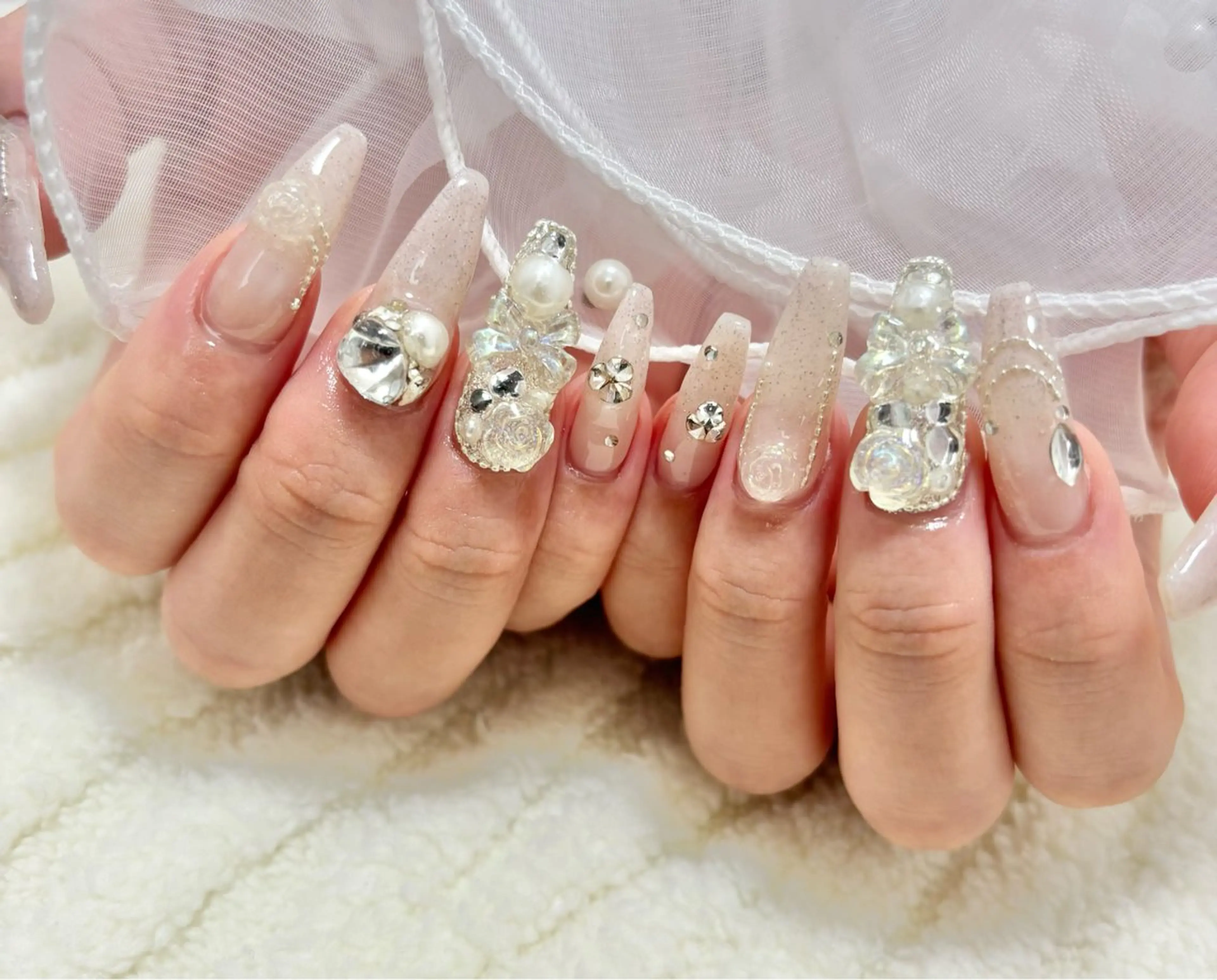 ネイル グラデーション 冬ネイル わたなべ さやかのネイルデザイン