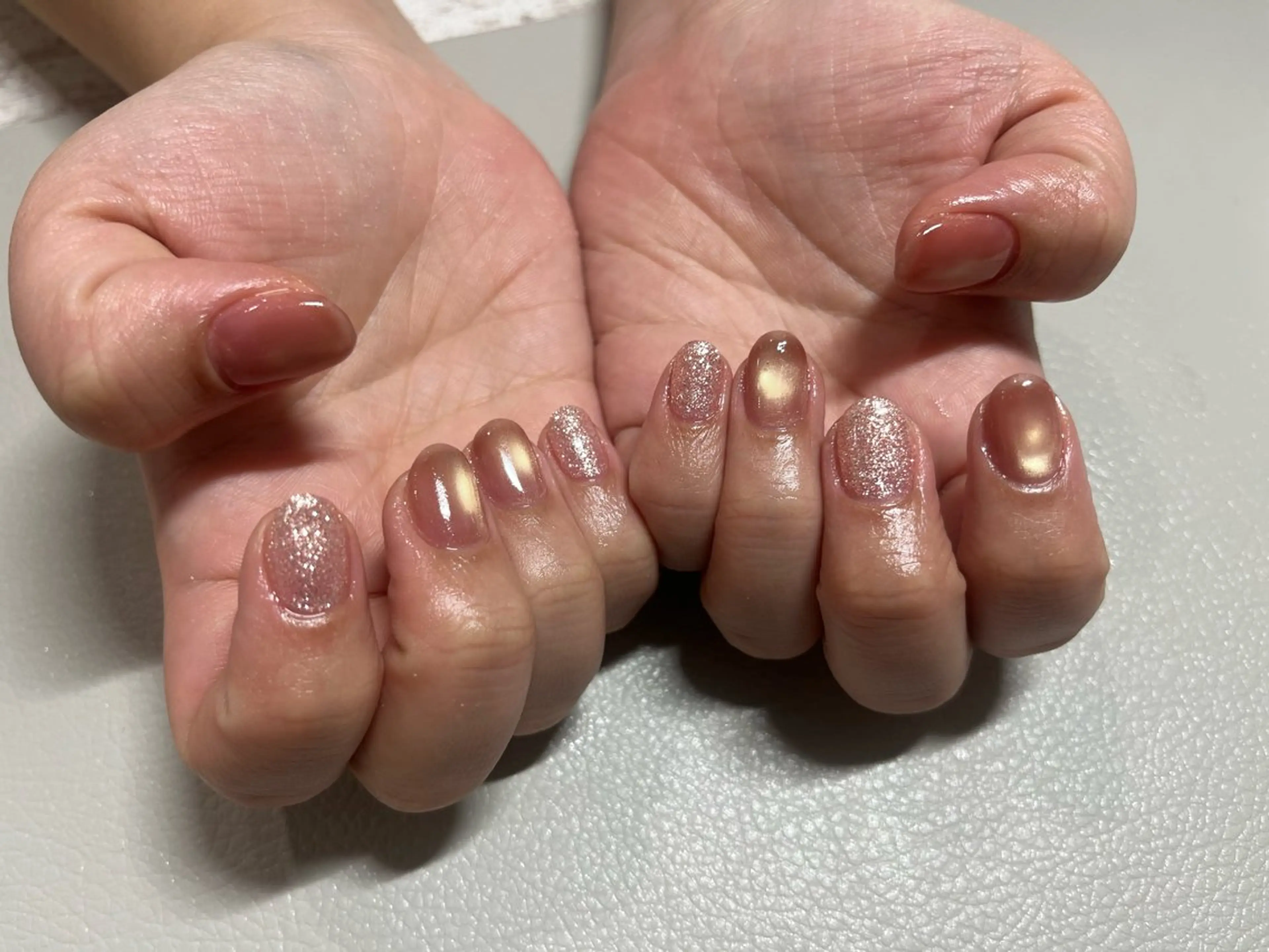 ネイル フラッシュネイル マグネットネイル 清水 絢音のネイルデザイン