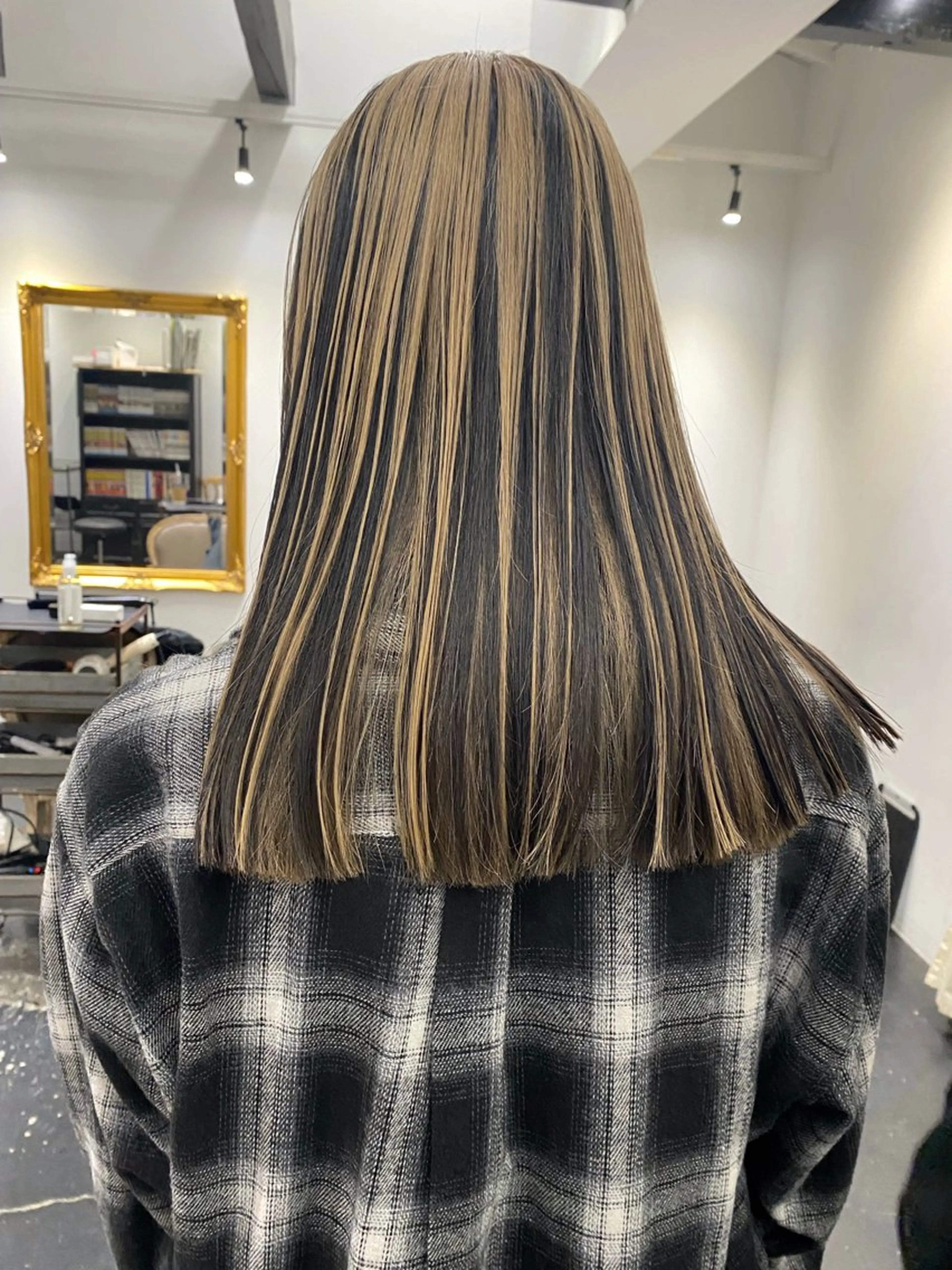 ロング カラー tonari 梅田、中崎町のヘアスタイル