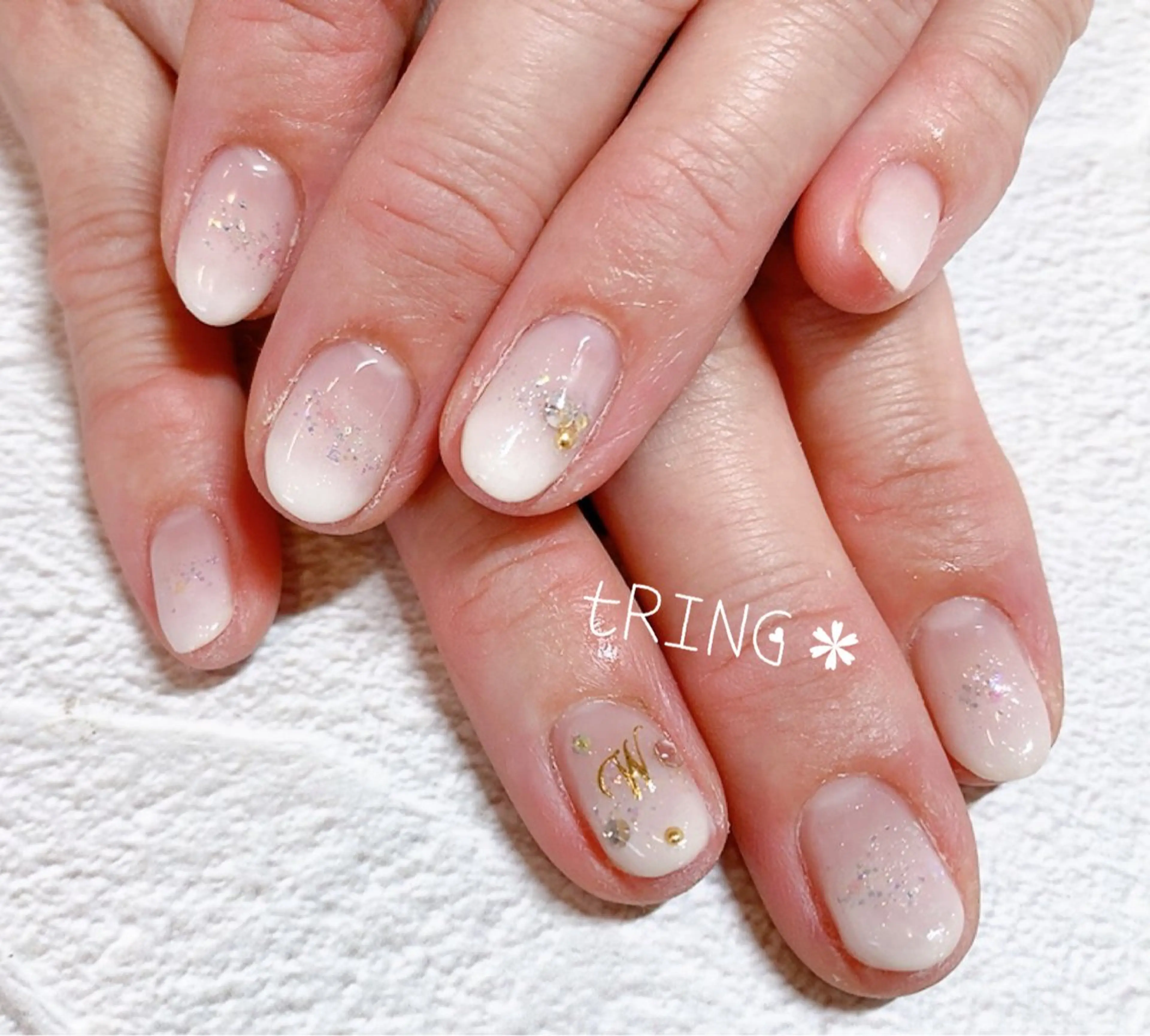ネイル ハンドネイル tRING＊ しいの木台のネイルデザイン