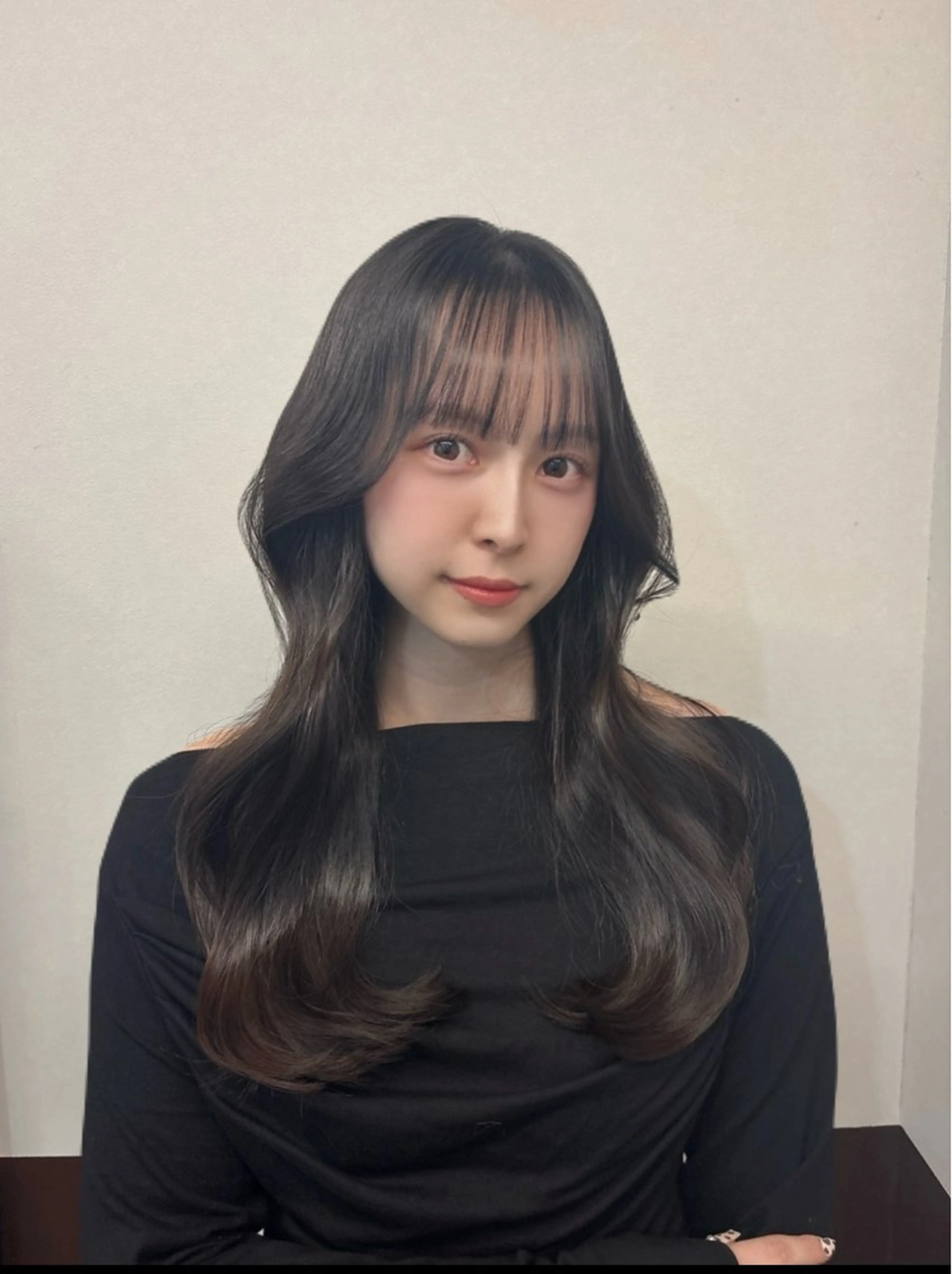 ロング カラー 韓国×髪質改善カラー 💎hinaのヘアスタイル