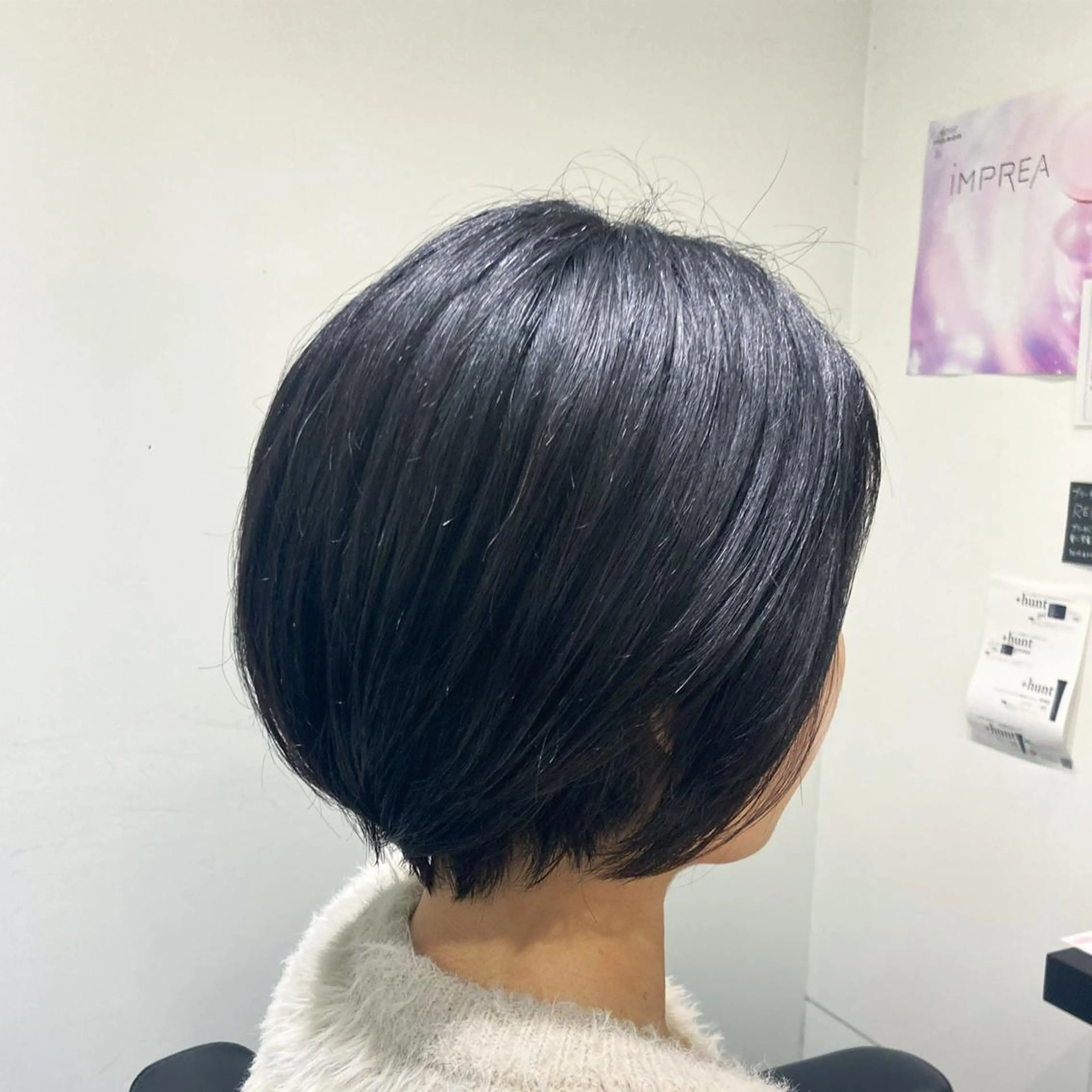 ショート 透明感カラー 板橋　島村美咲のヘアスタイル