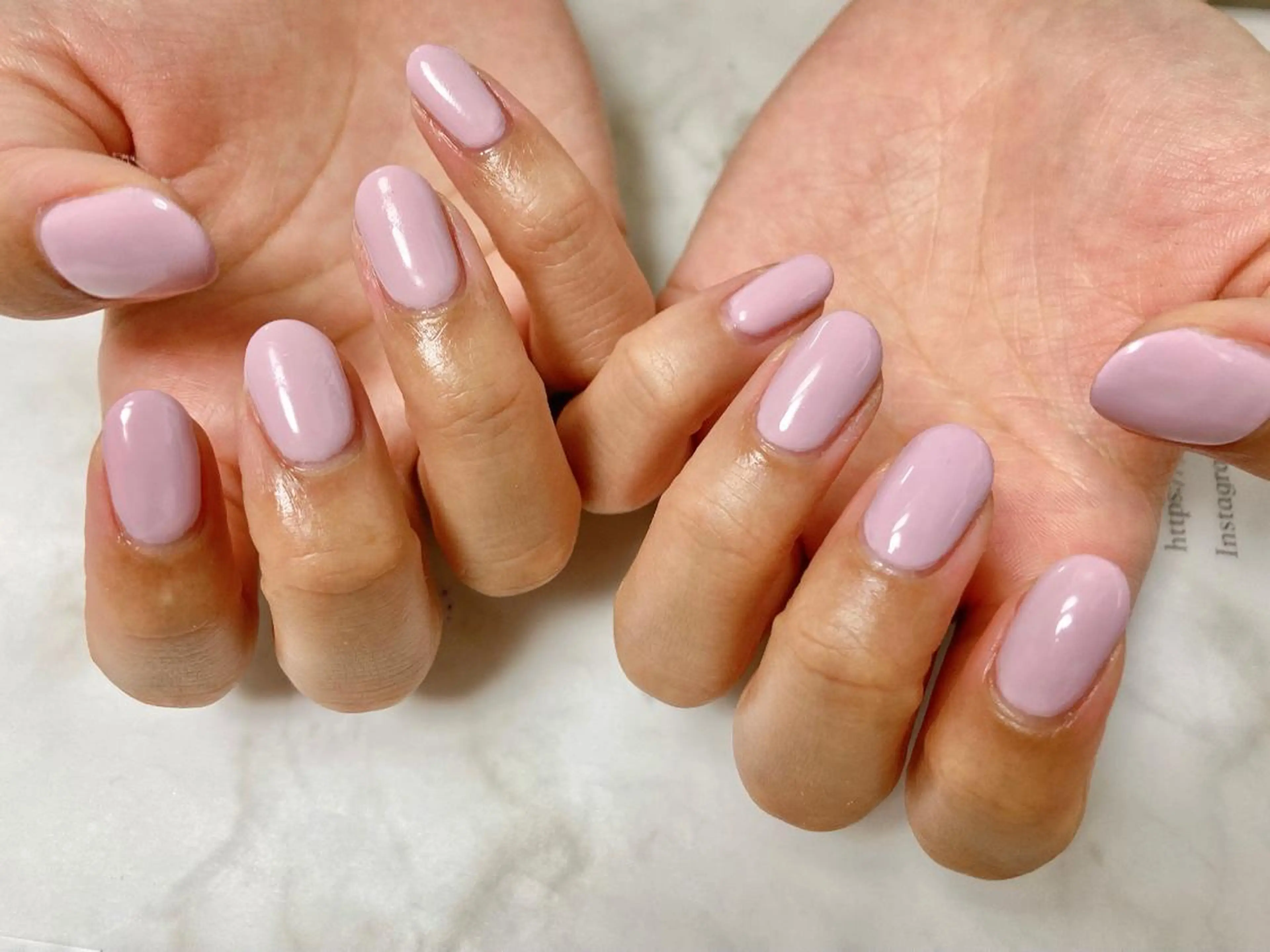 ネイル ピンク ハンドネイル mogunail &blowのネイルデザイン