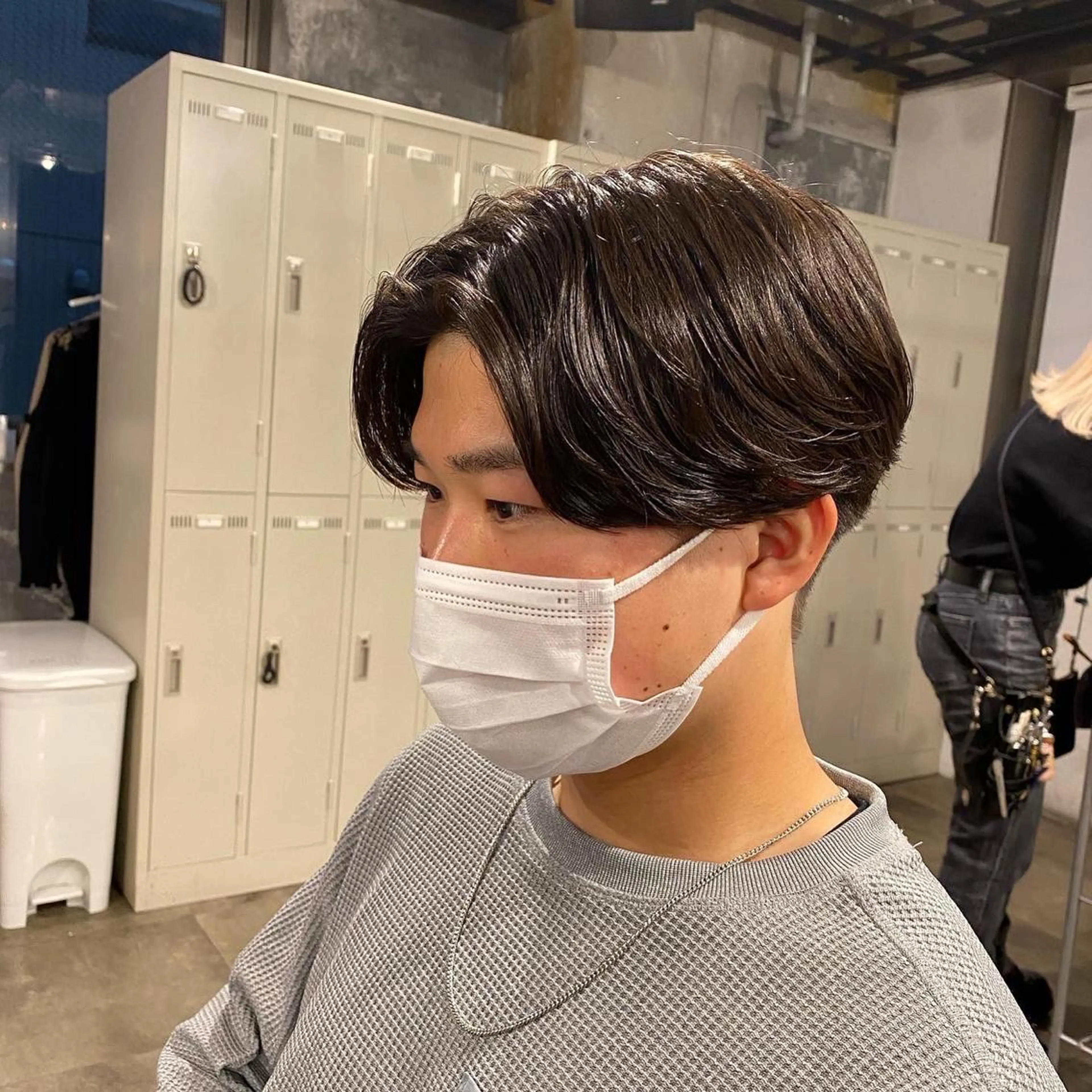 ショート パーマ メンズ 🟦ニュアンス/メン ズパーマ横浜🟦のヘアスタイル