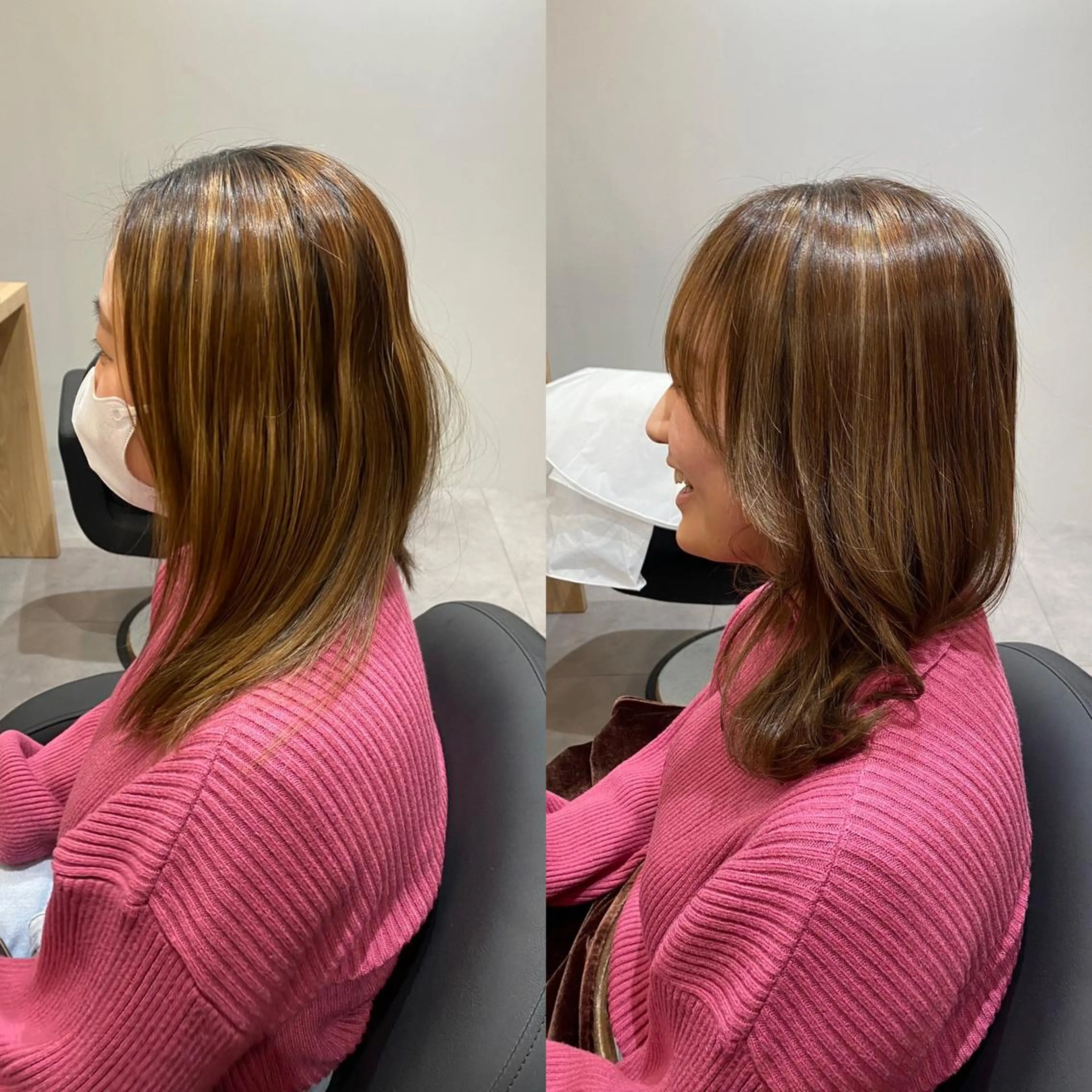 ミディアム マスイ カイセイのヘアスタイル
