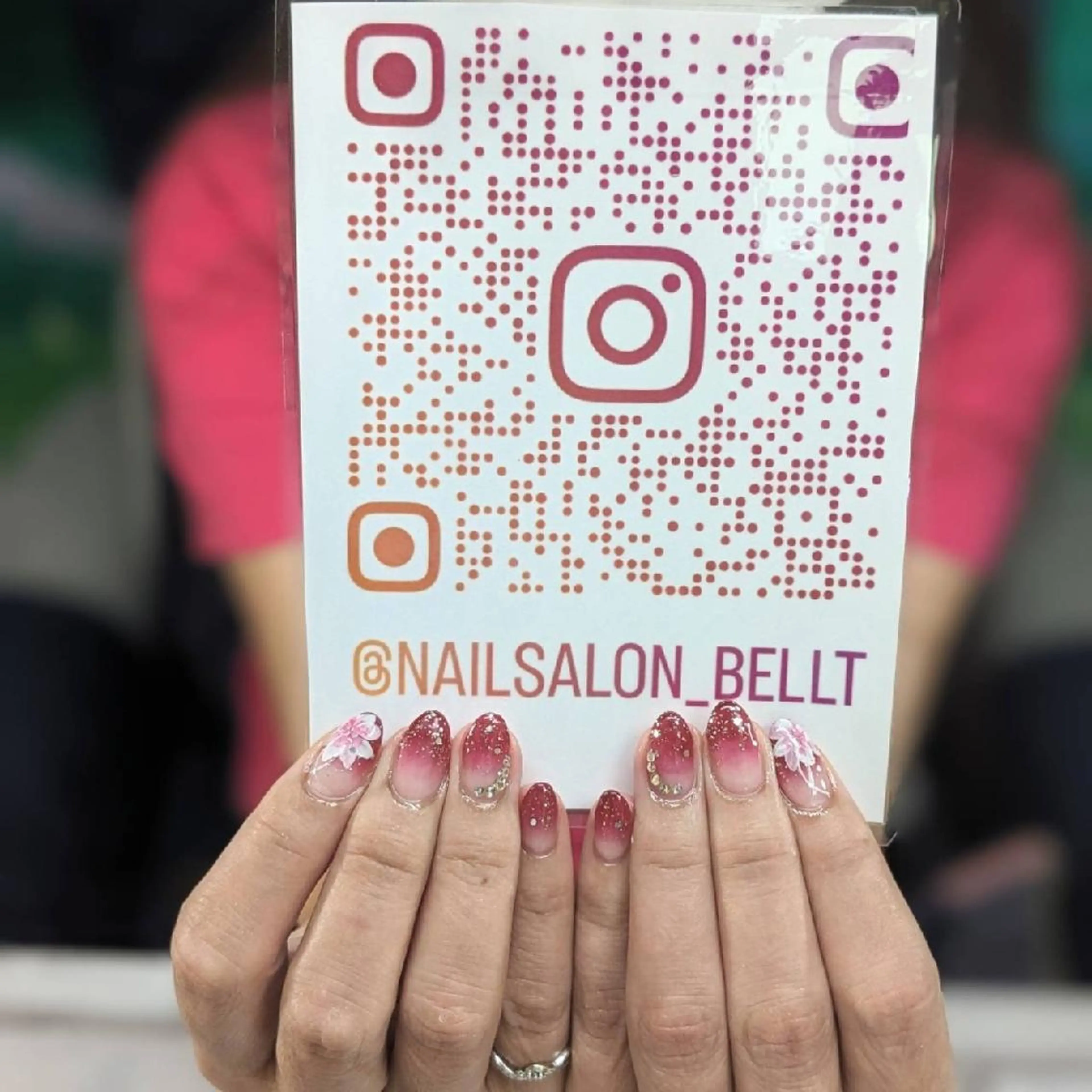 ネイル フラワーネイル ハンドネイル ネイルサロンベルティ .keikoのネイルデザイン