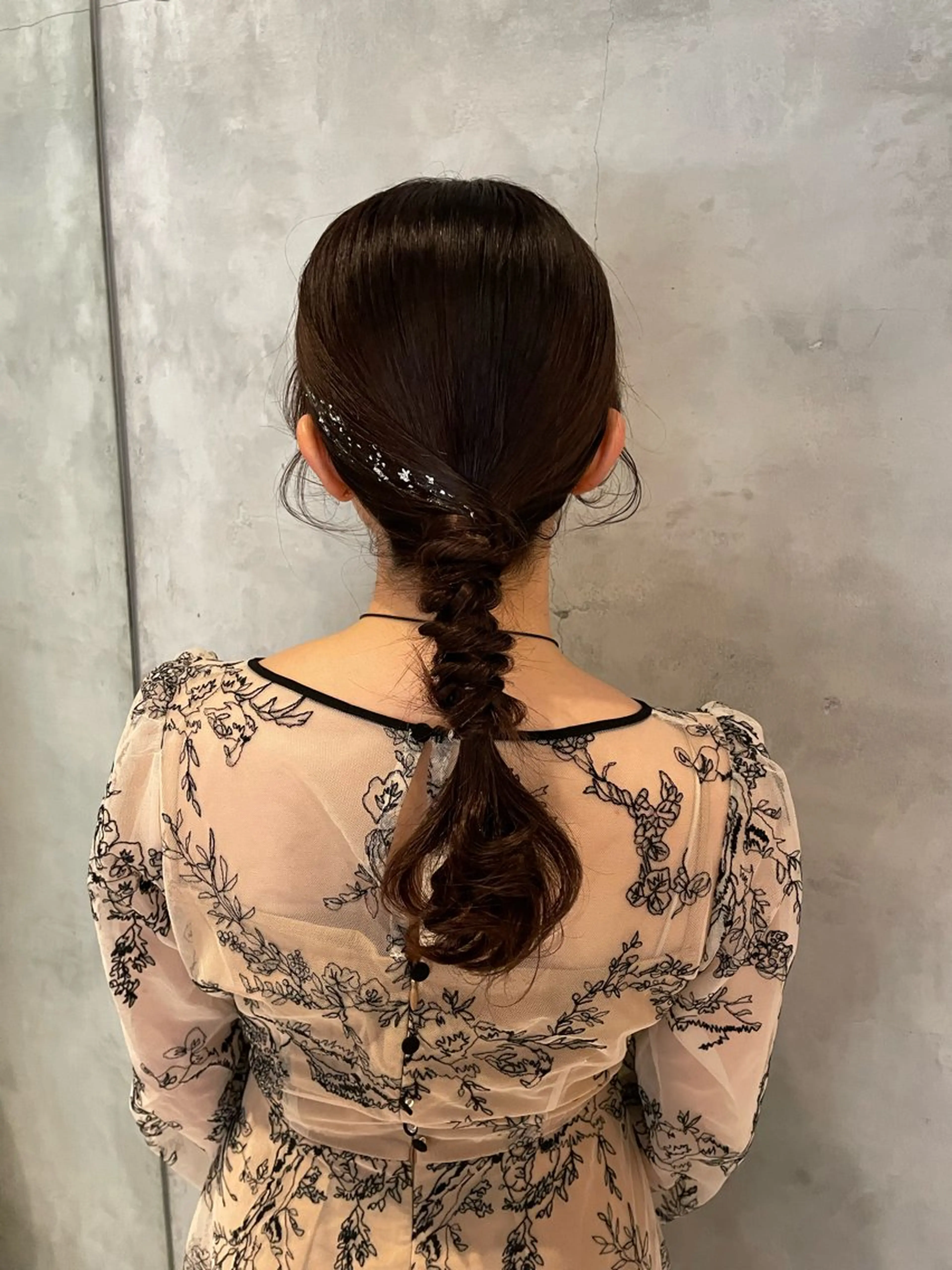 セミロング ヘアセット/透明感 カラー/MIHO♡のヘアスタイル