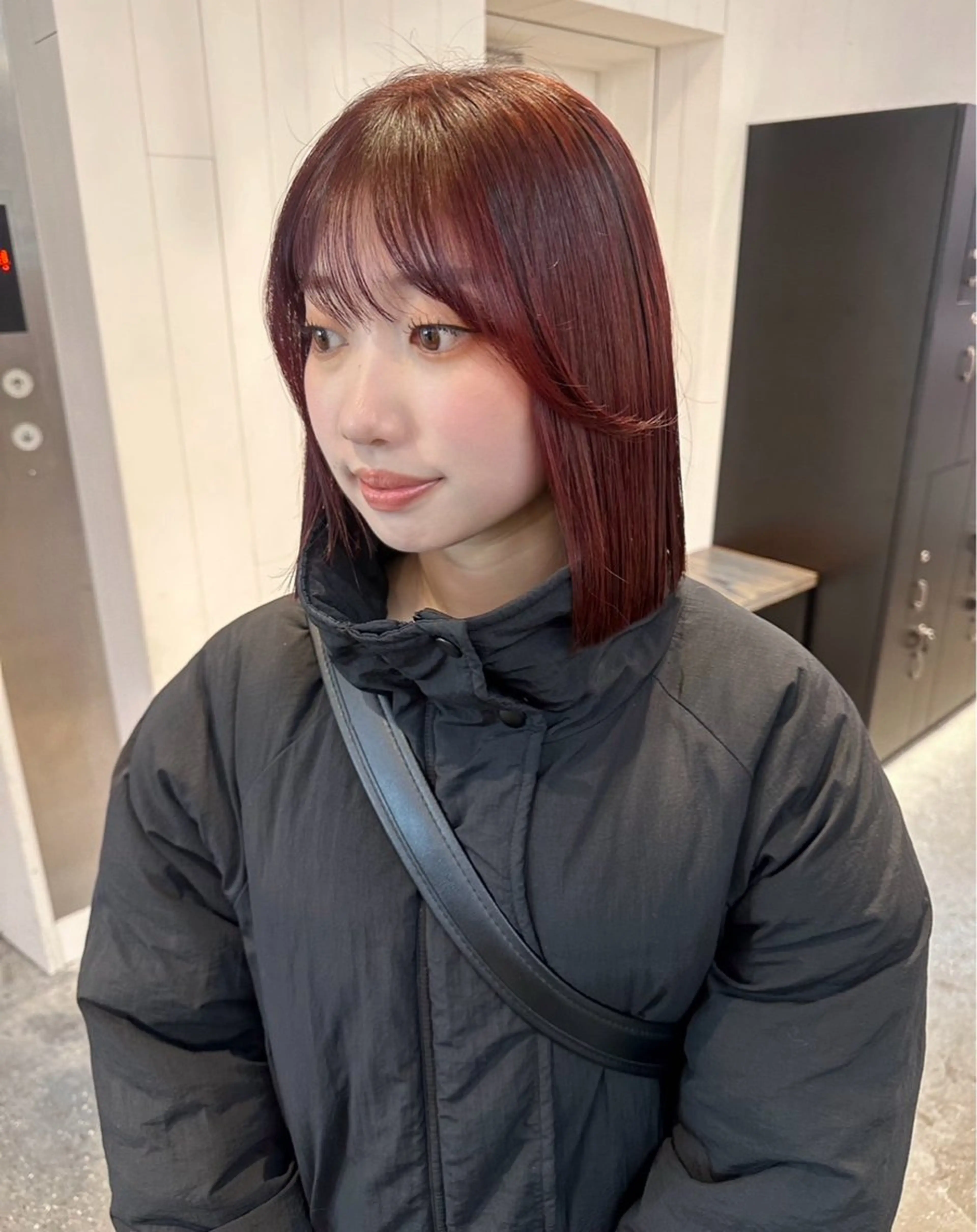 ミディアム ALBUM　新宿店所属・上田 涼香のヘアスタイル