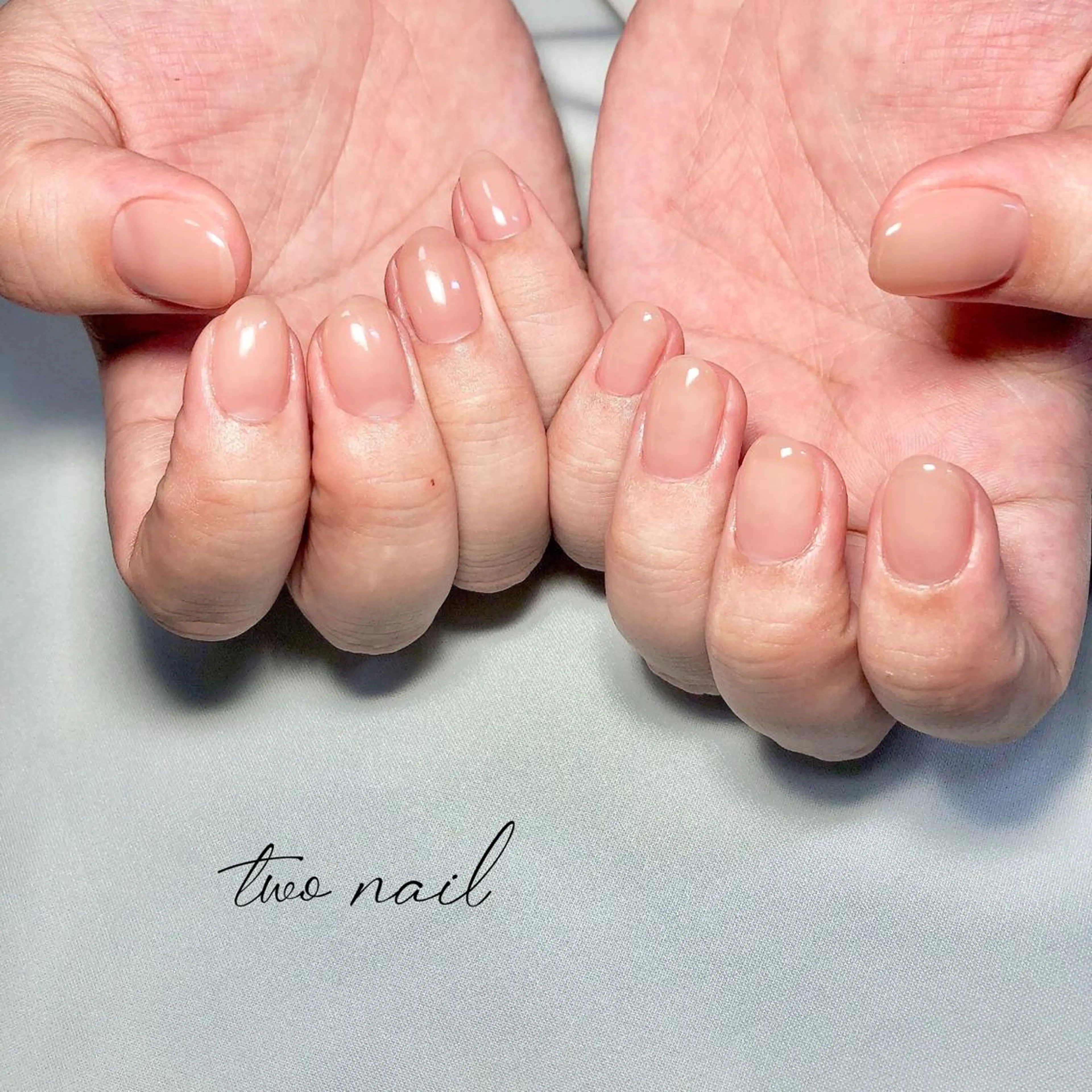 ネイル アートネイル ブラウン フットネイル ハート ニュアンスネイル ハンドネイル two nailのネイルデザイン