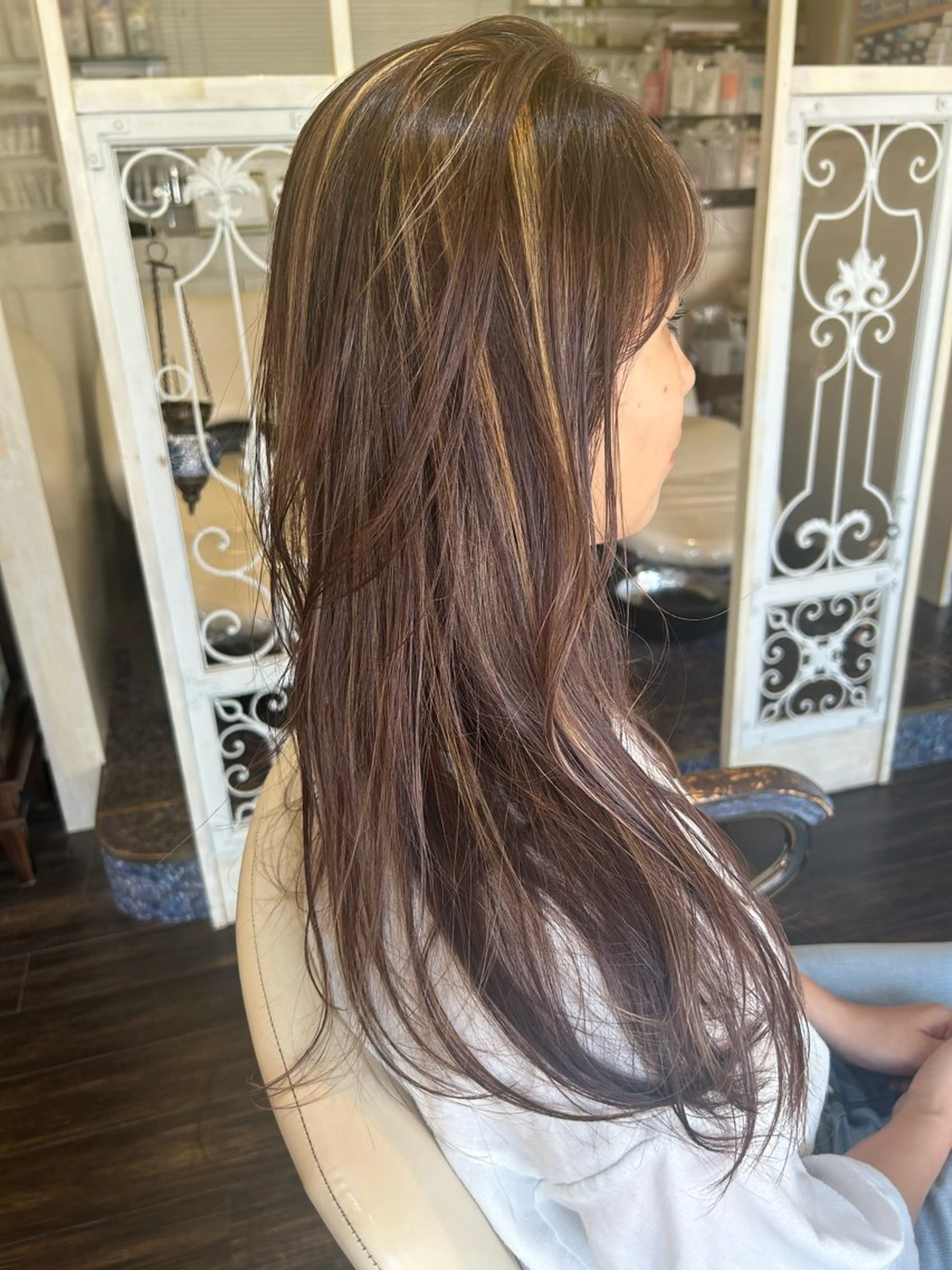 ロング カラー ヘアカラー トリートメント ヘアセット DiMPlE  ディンプル所属・🌸スタイリスト 山浦美恵のヘアスタイル