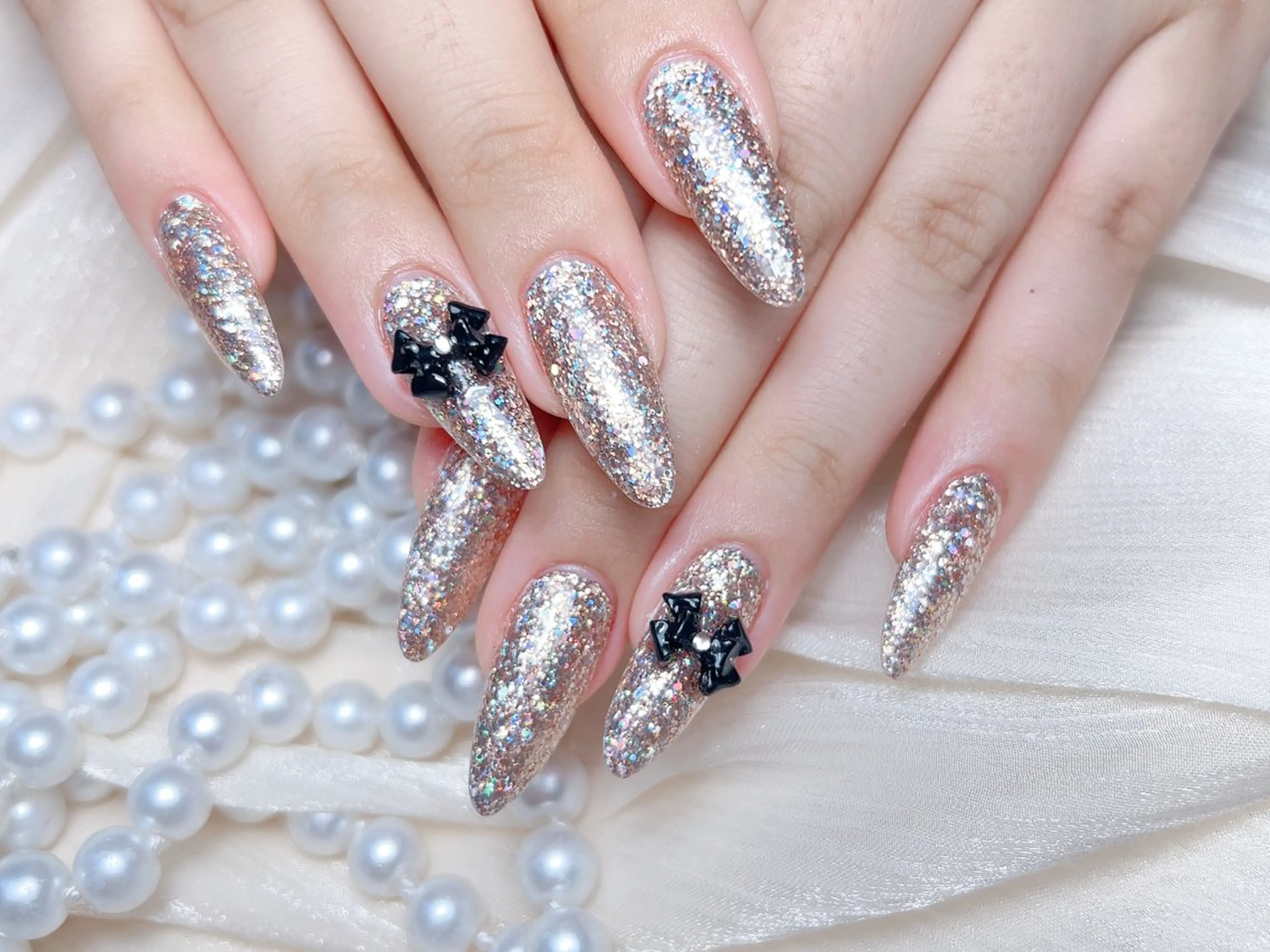 ネイル ハンドネイル M🌷nail 長さだし専門店のネイルデザイン