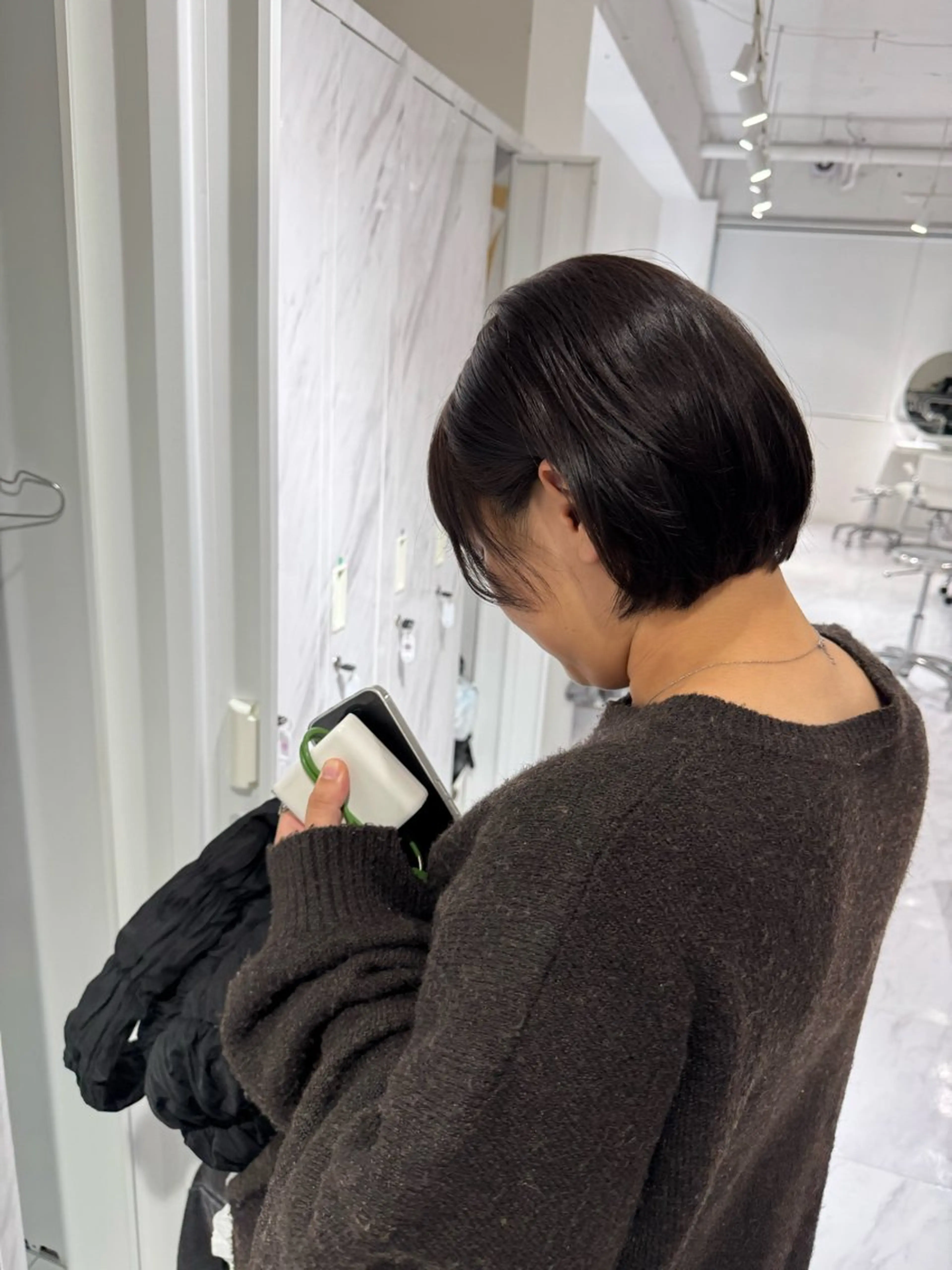 ショート カラー ブラウンカラー ヘアカラー rina/デザイン カラー/上野のヘアスタイル