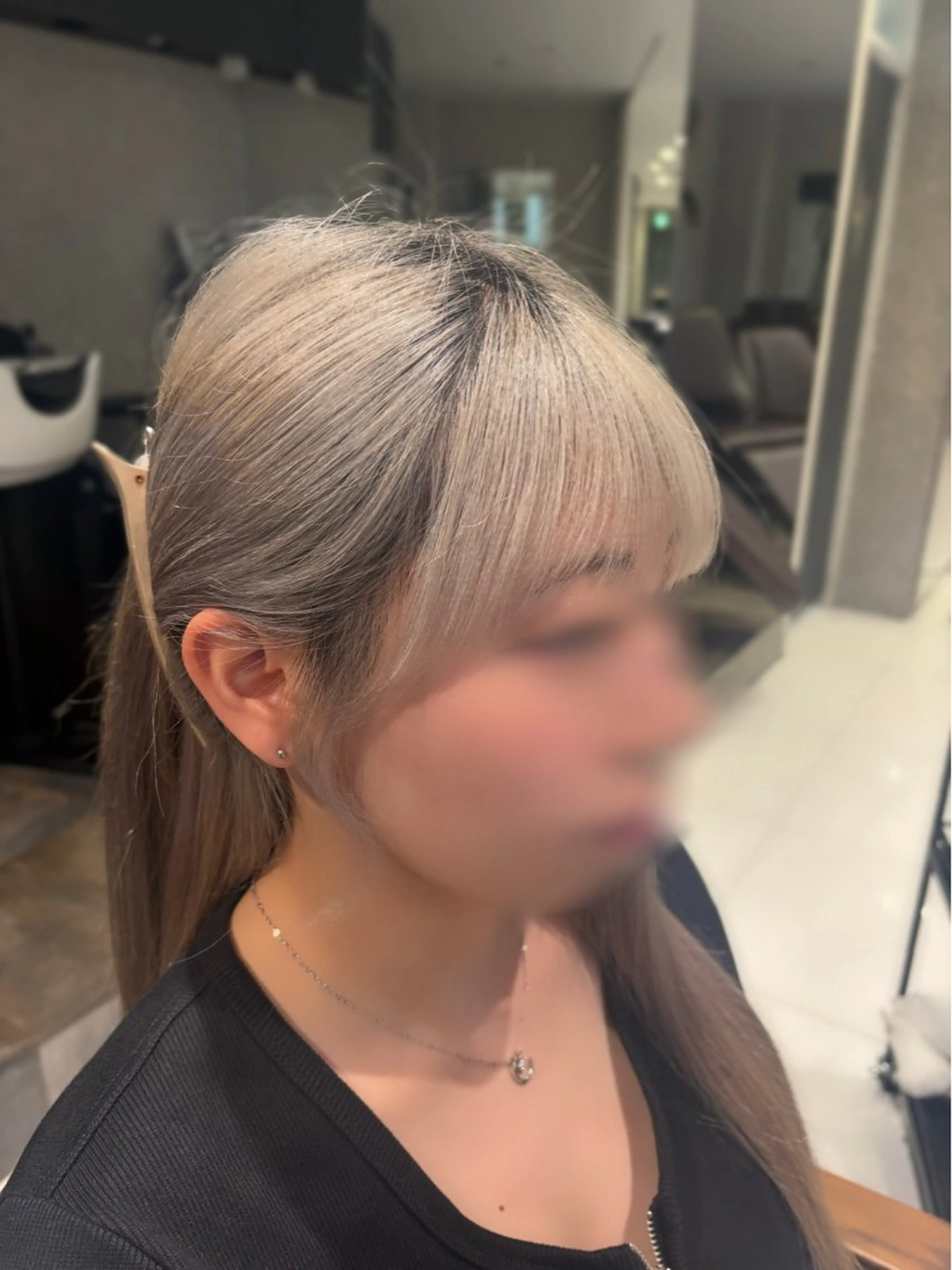 ミディアム カット ハルカ🌷ナチュラル 盛れ/韓国ヘアのヘアスタイル