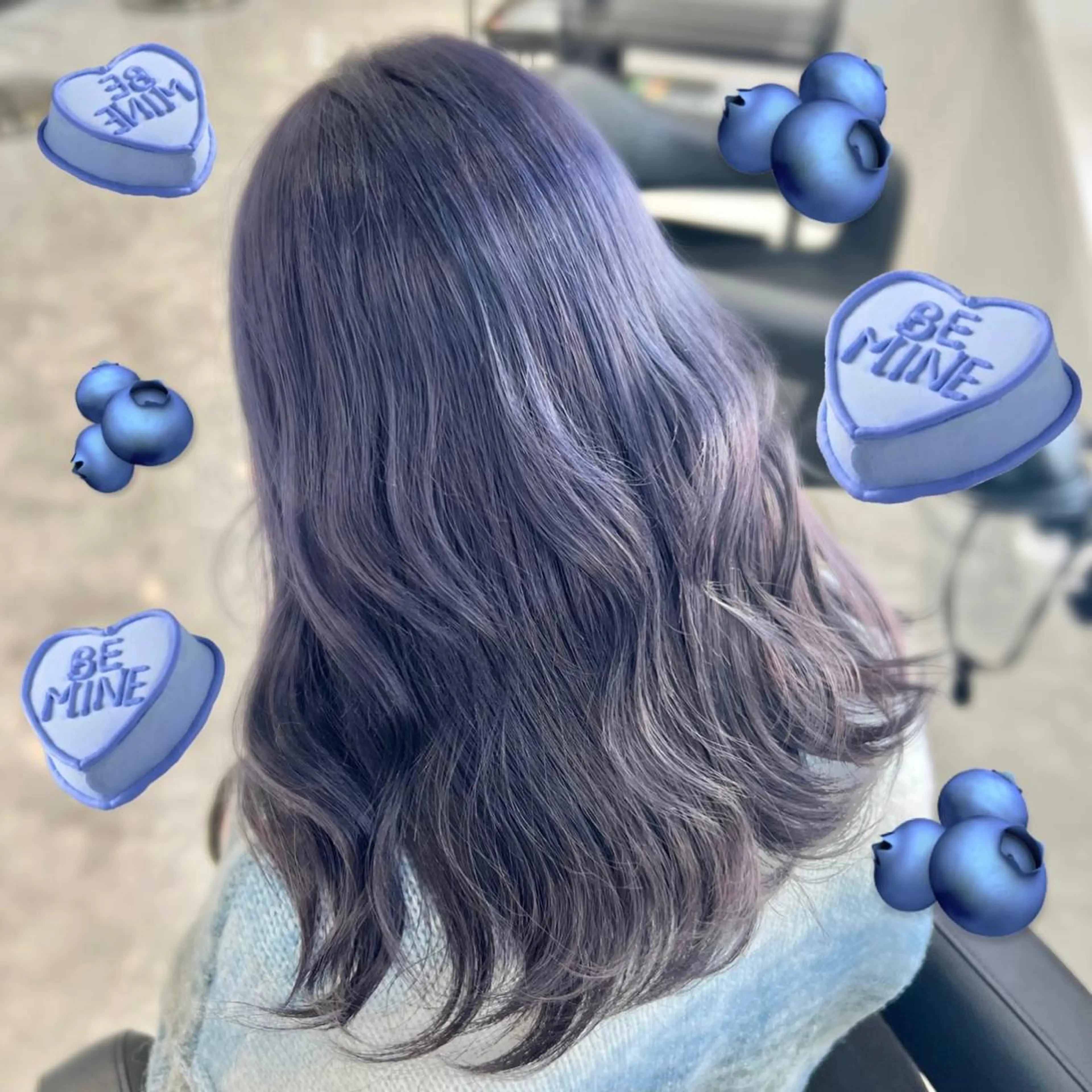 ロング まつパ/ケア ブリーチ/sEnAのヘアスタイル