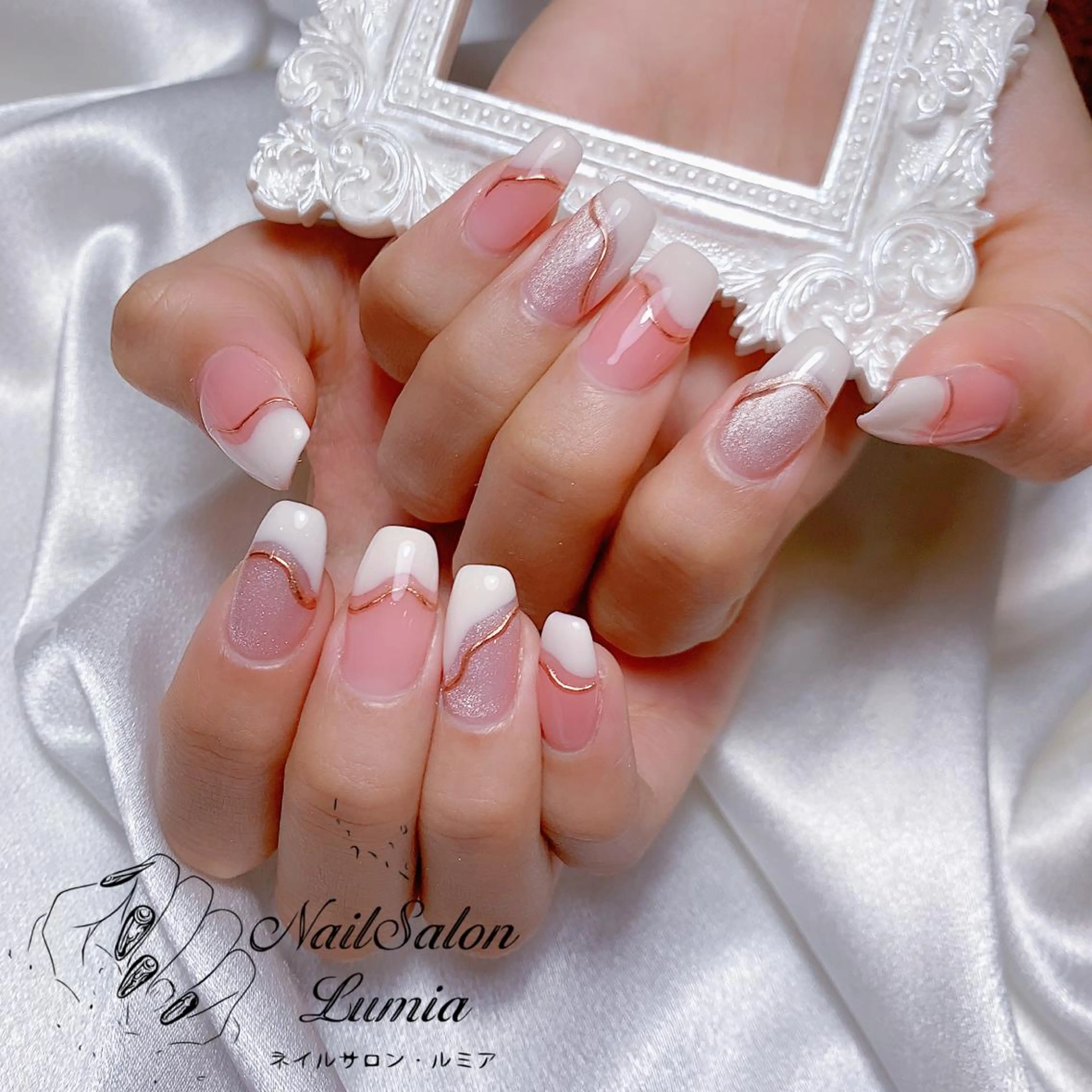 ネイル ハンドネイル ネイルサロン ルミア Lumia 店長のネイルデザイン