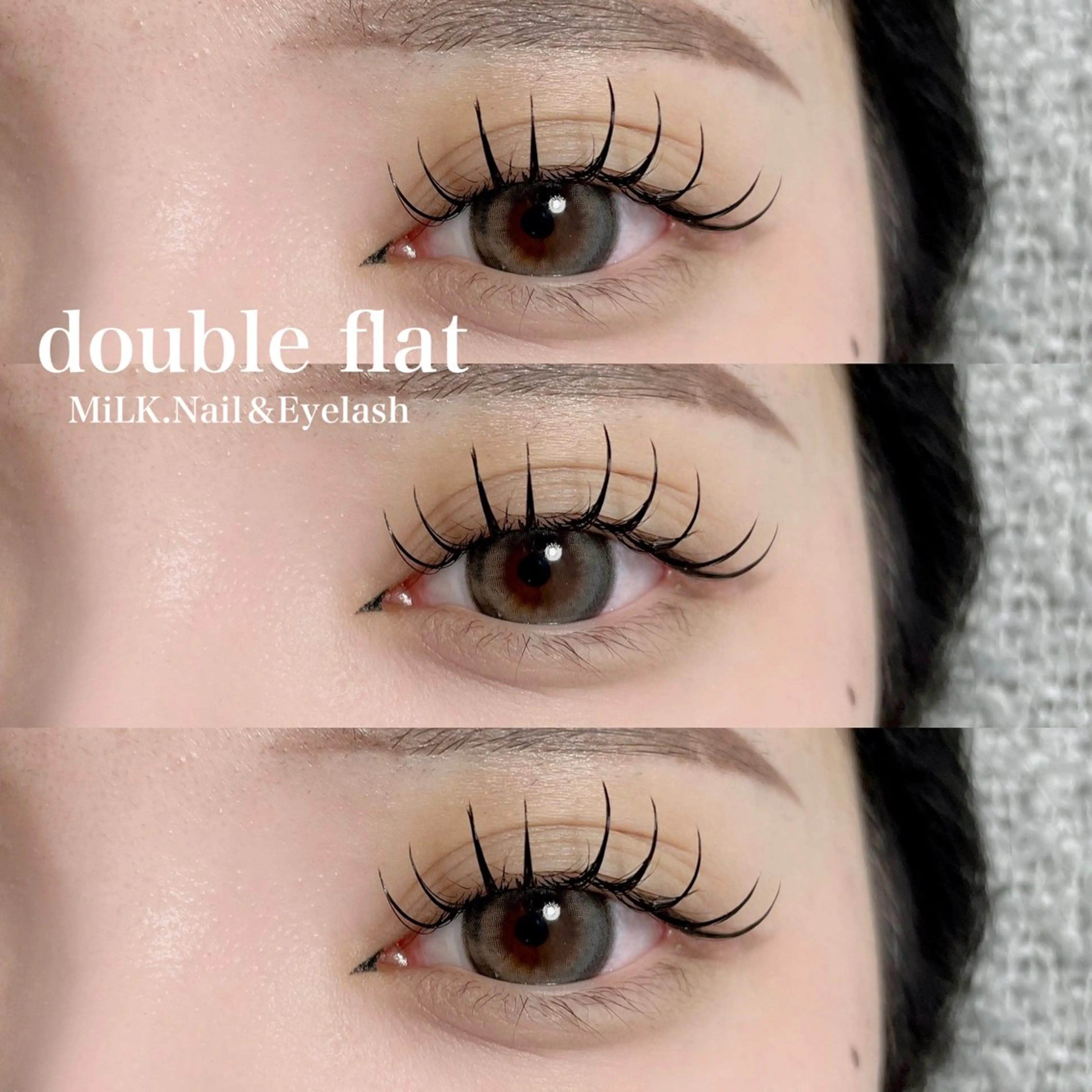 マツエク・マツパ MiLK. wakaのマツエク・マツパデザイン