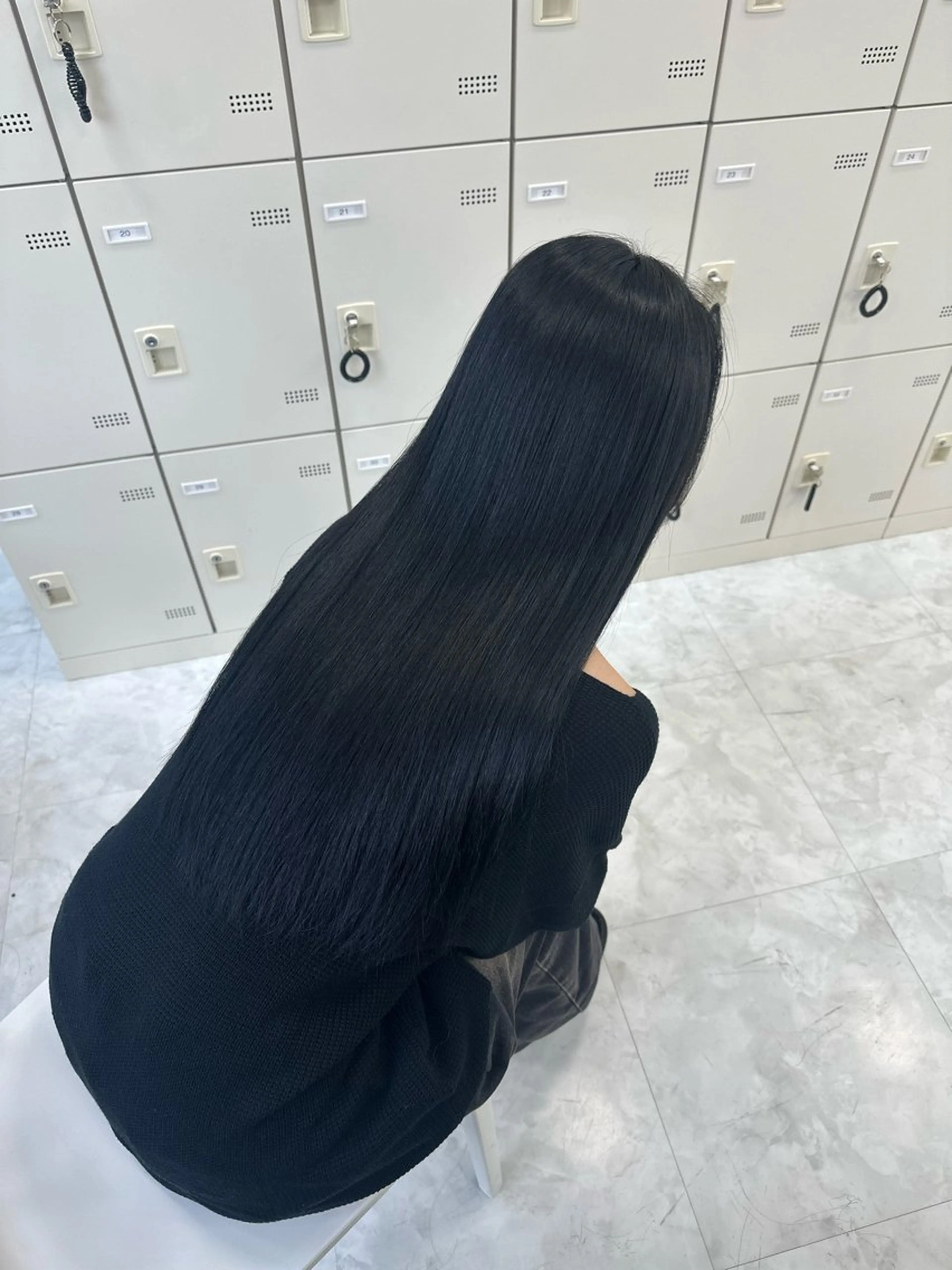 ロング カラー カット ヘアカラー トリートメント ヘッドスパ ヘアセット 似合わせstyle ❤︎misaki❤︎のヘアスタイル