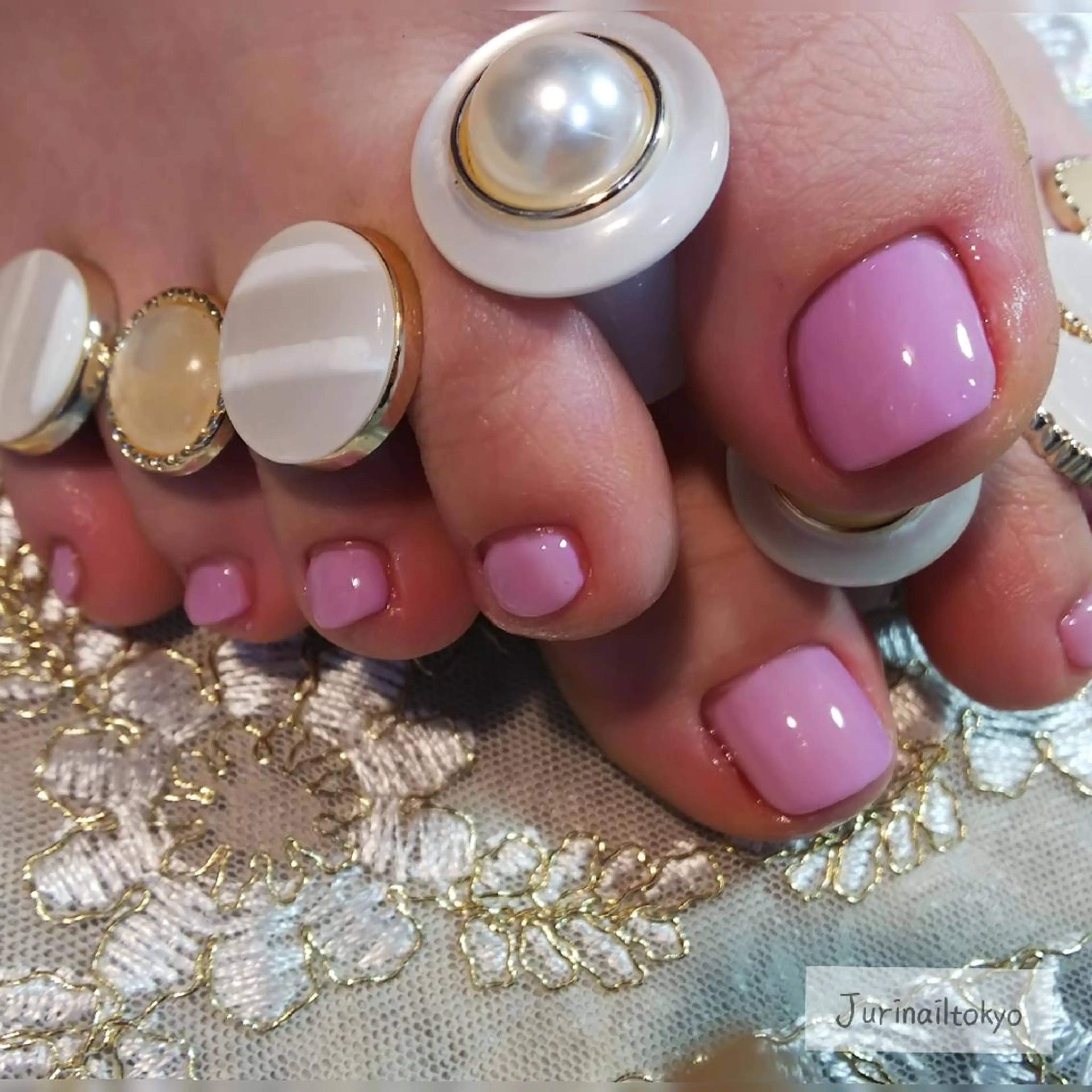 ペディキュア シンプル ワンカラー!🍒オフ込みです🍒の写真