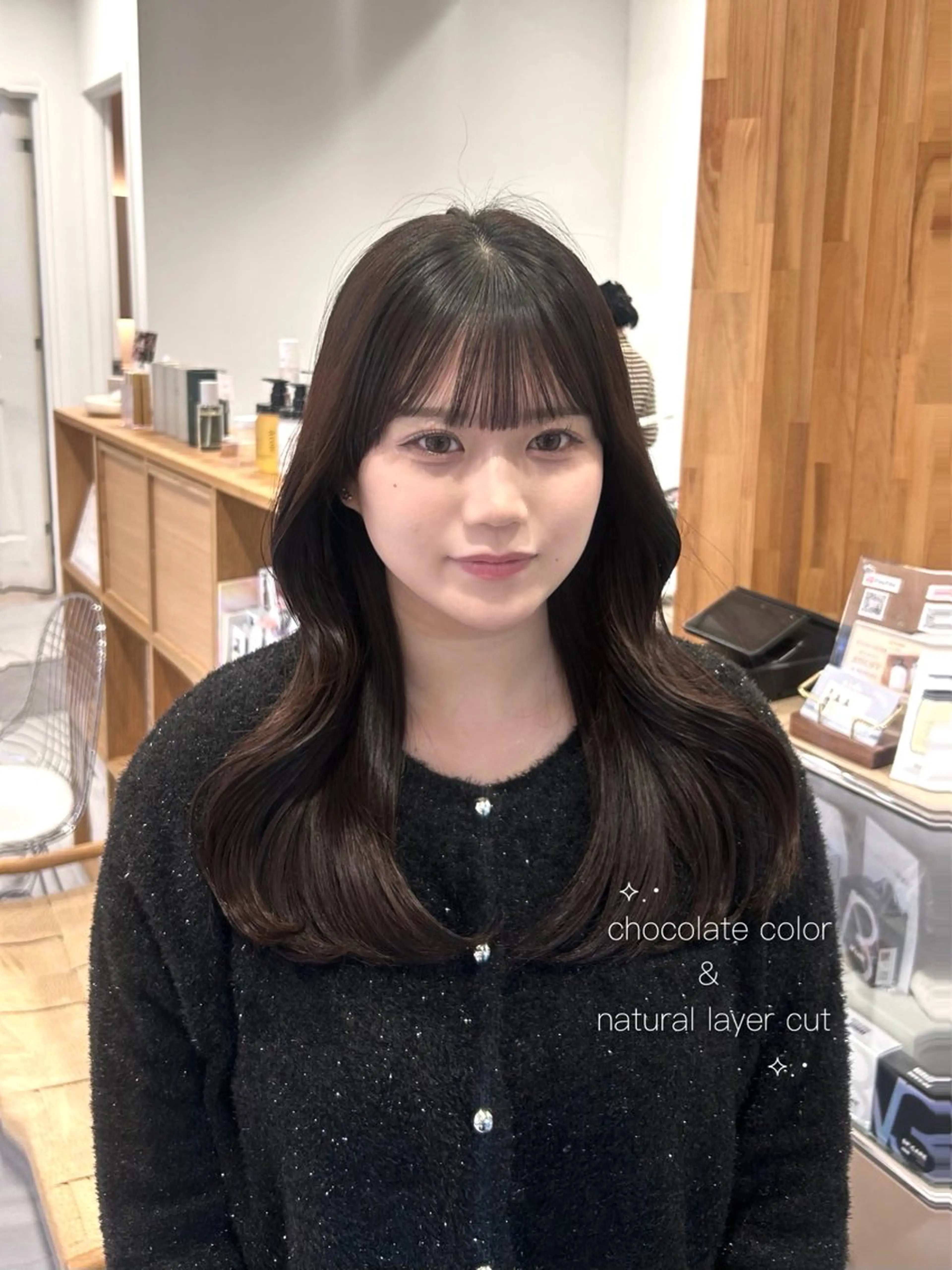 セミロング カット ヘアカラー トリートメント 韓国ヘア ‎⟡.·KANA🐥のヘアスタイル