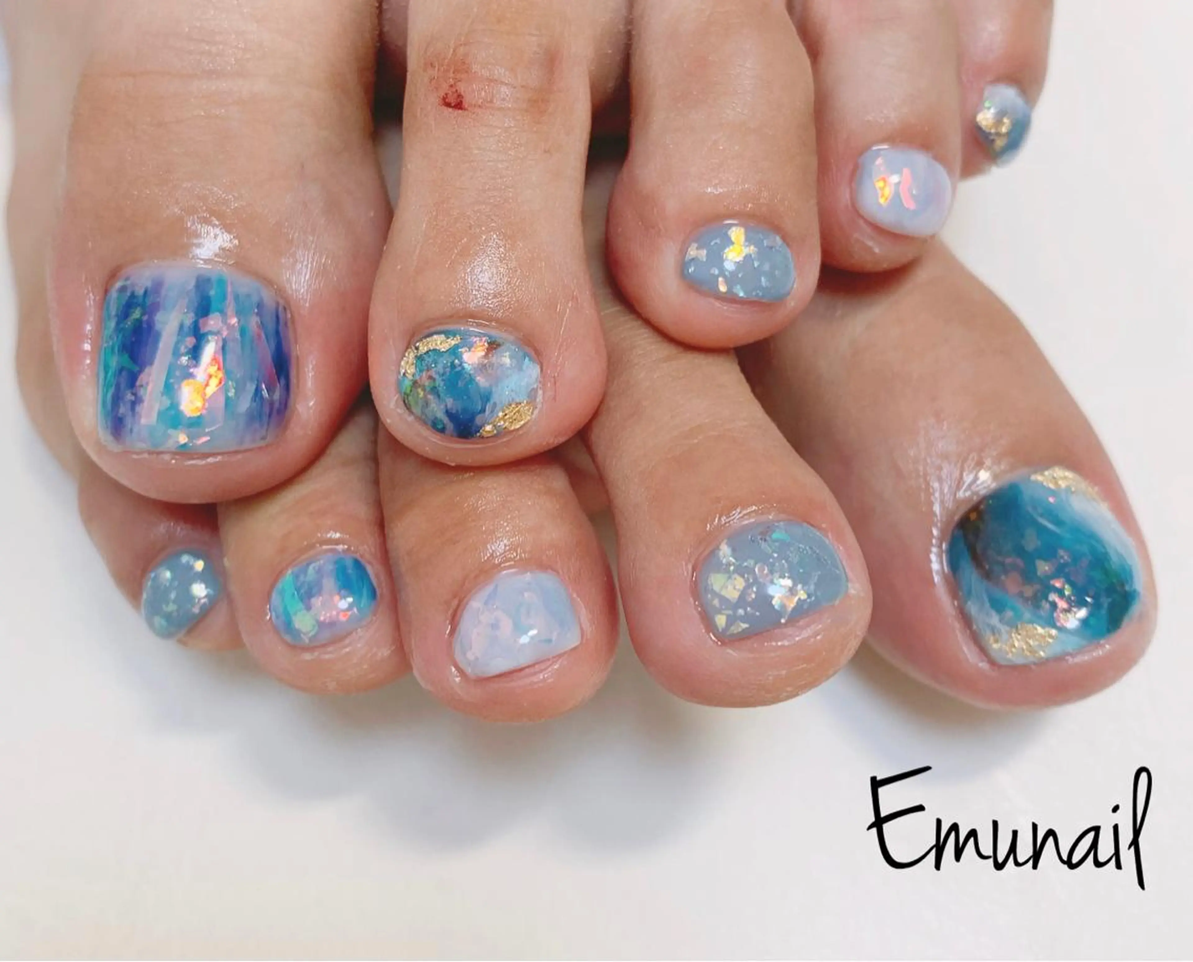 ネイル フットネイル Emu Nailのネイルデザイン