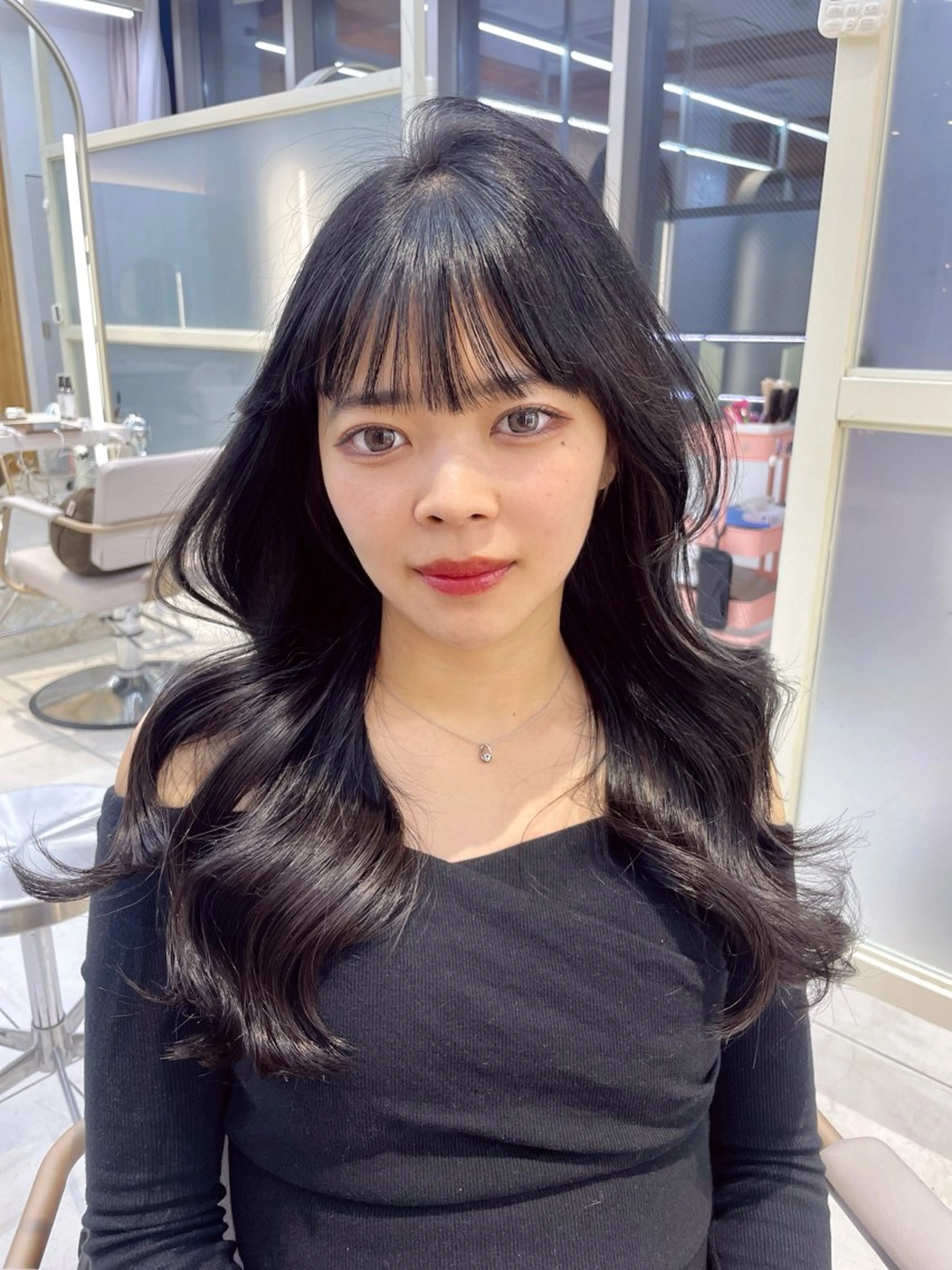 ロング カット レイヤー/顔周り /透明感/TAKUのヘアスタイル