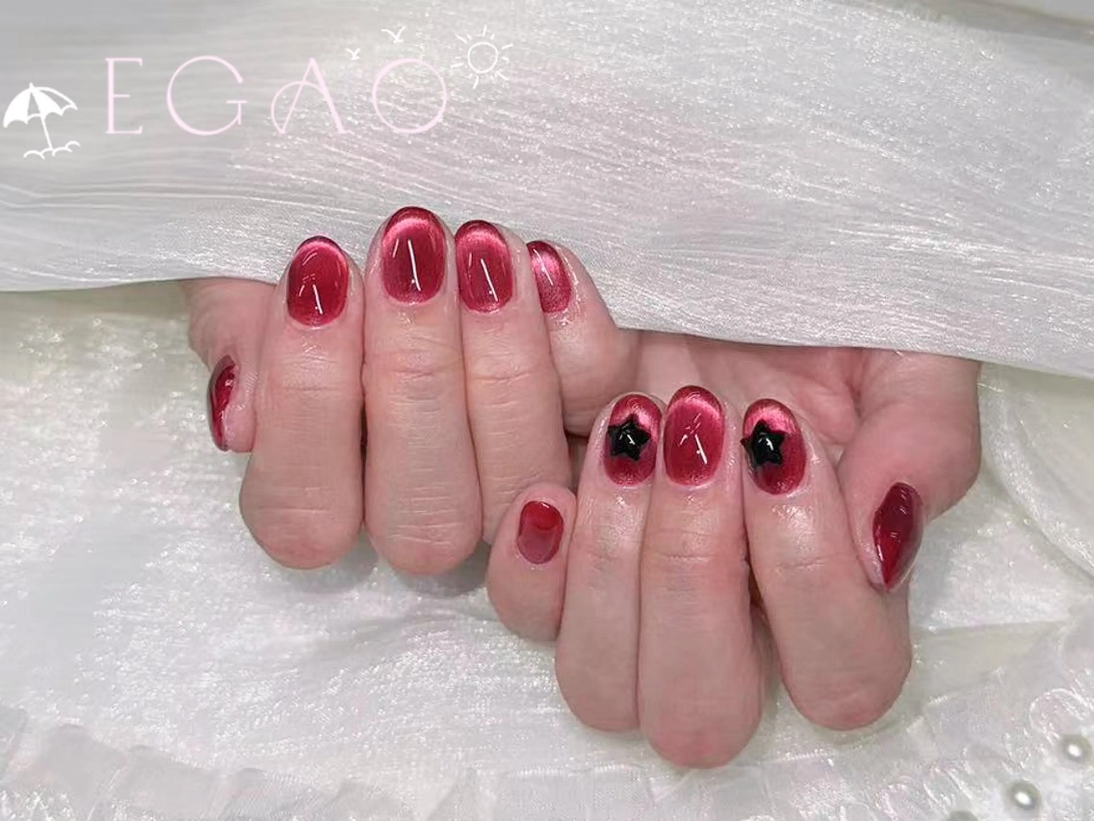 ネイル アートネイル フットネイル フレンチネイル ジェルネイル グラデーション ハンドネイル Egao Nail錦糸町店のネイルデザイン