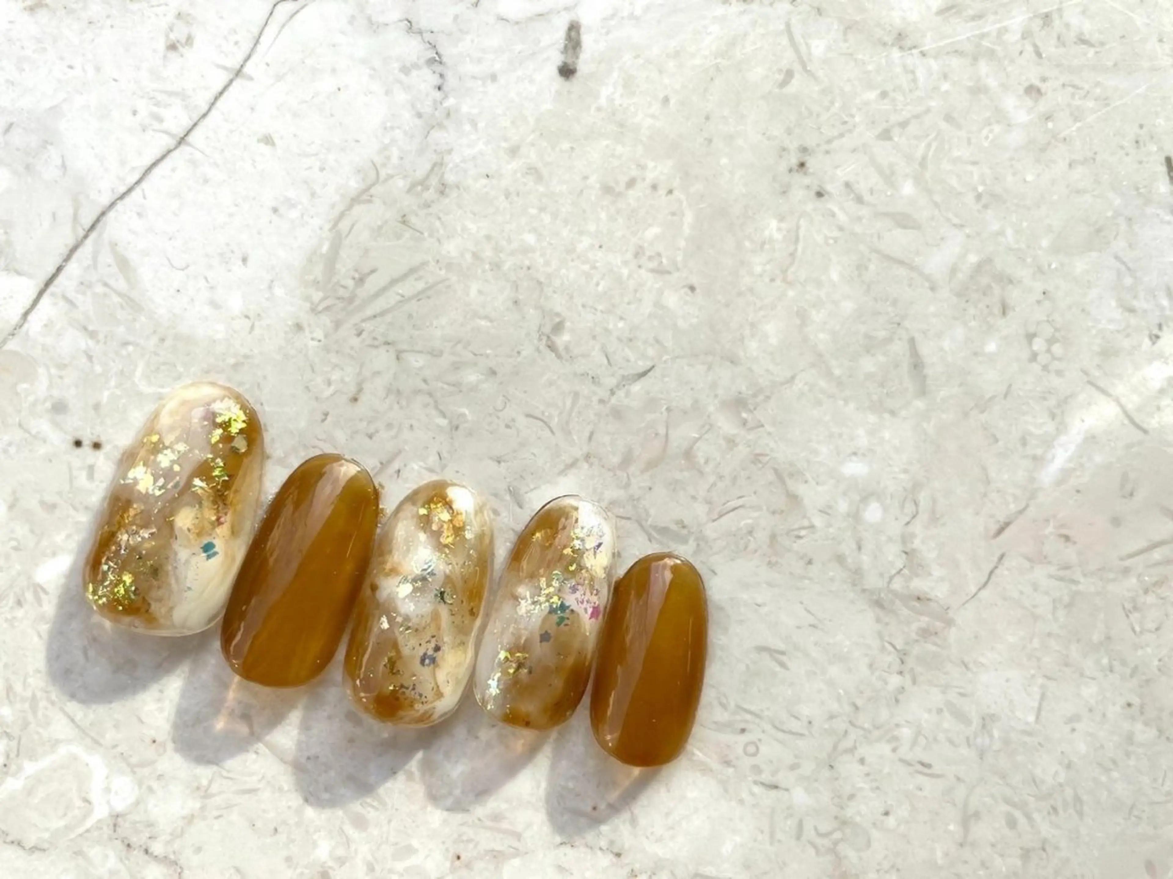 ネイル ⭐︎休業中の練習⭐︎ JNA認定講師髙橋のネイルデザイン