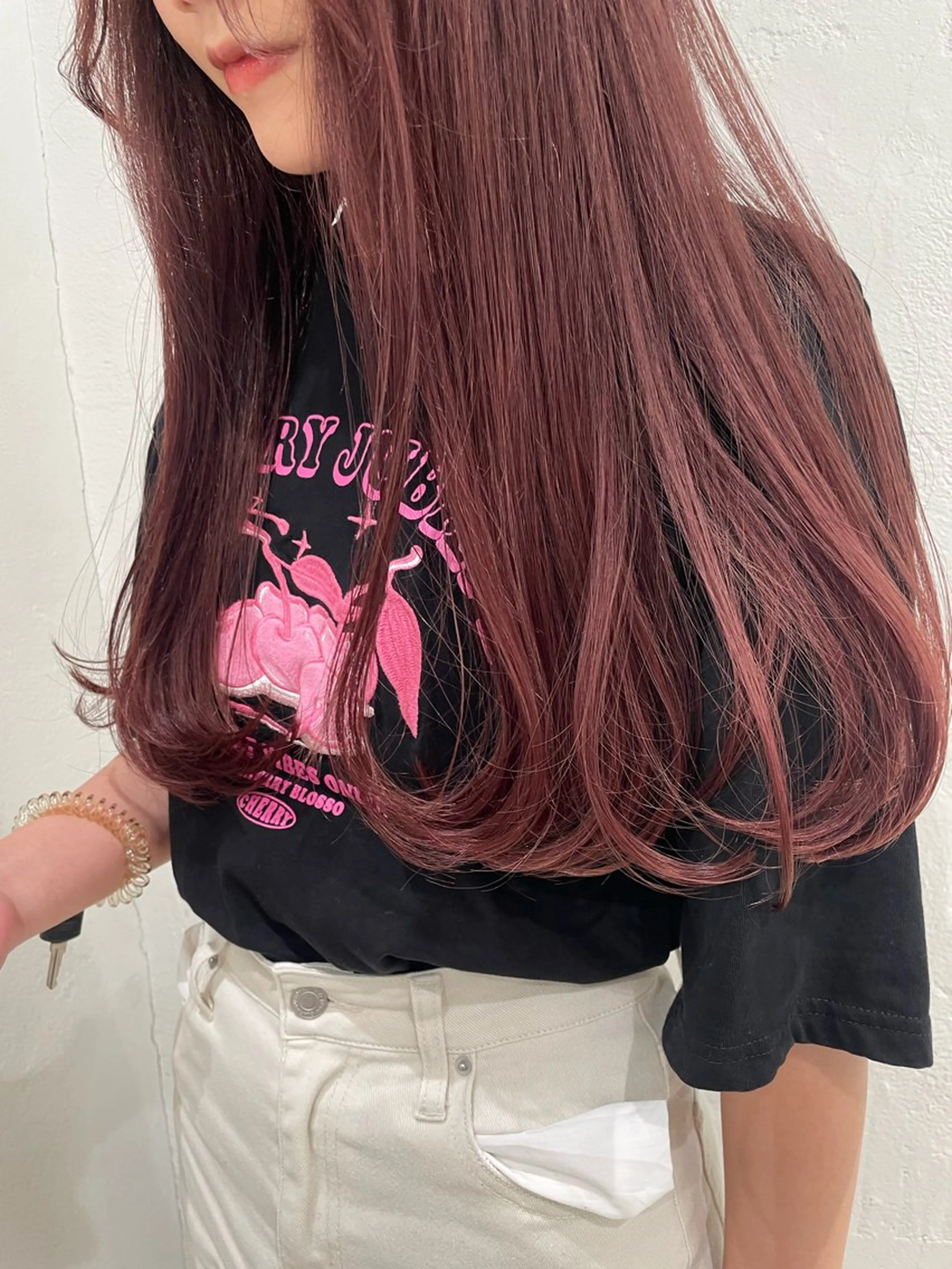 ロング カラー ヘアアレンジ ブリーチ iena渋谷 /ゆーこのマツエク・マツパデザイン