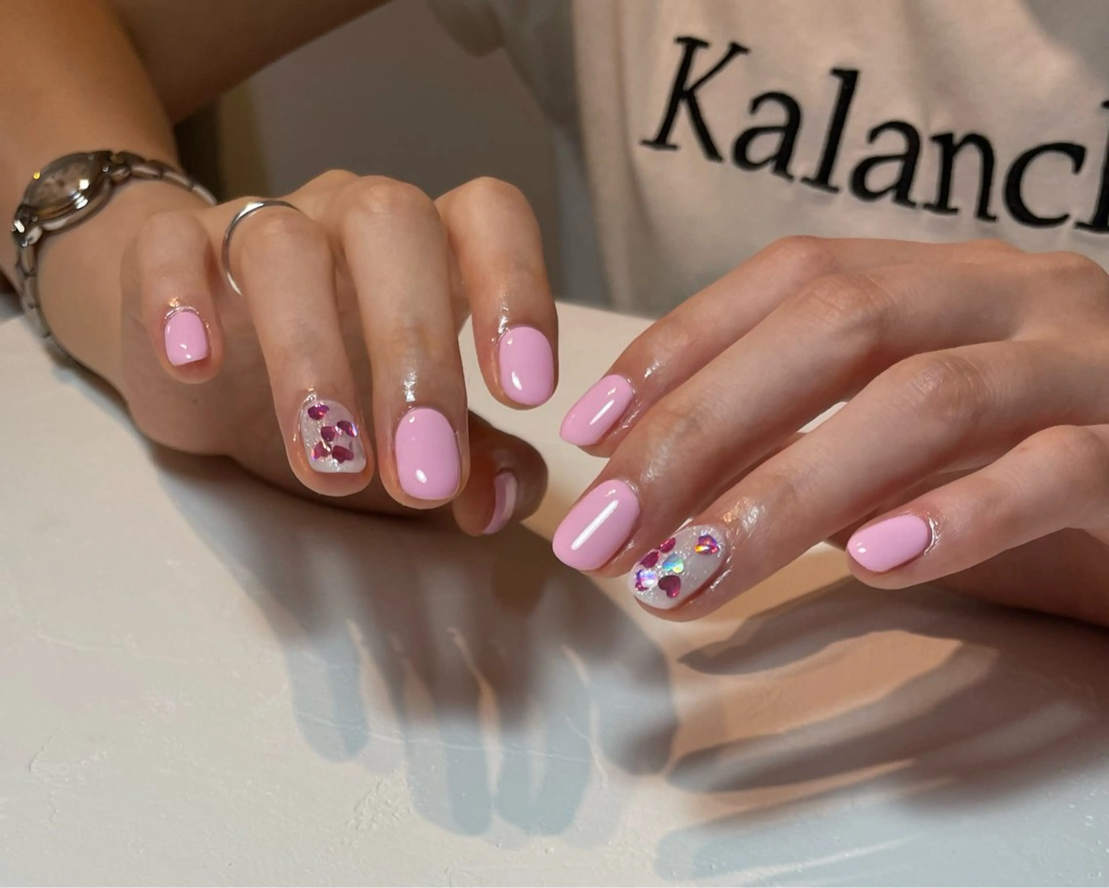 ネイル ホログラムネイル ハンドネイル MARU  NAIL honokaのネイルデザイン