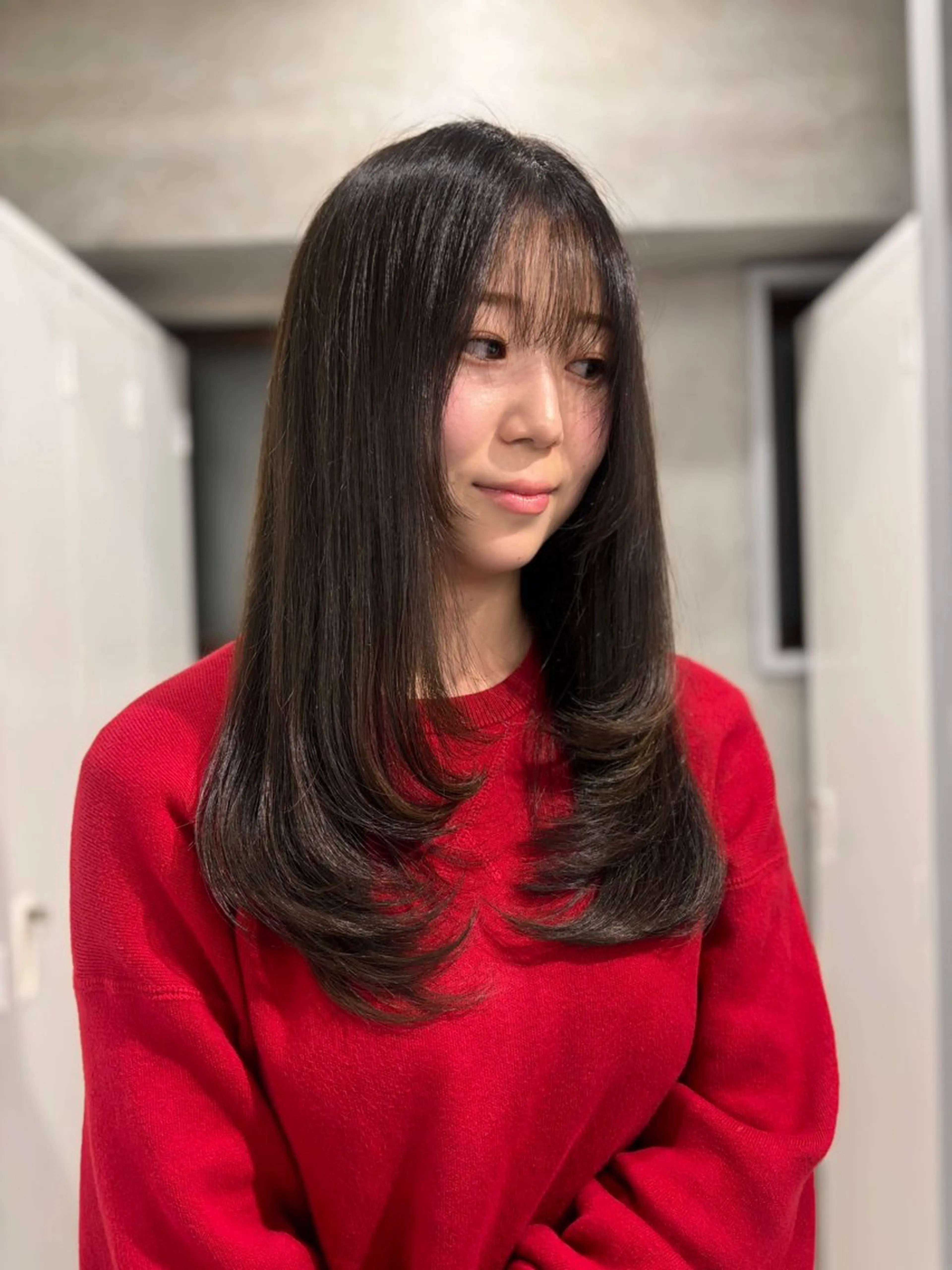 セミロング レイヤーカット sweep天神 Mizukiのヘアスタイル