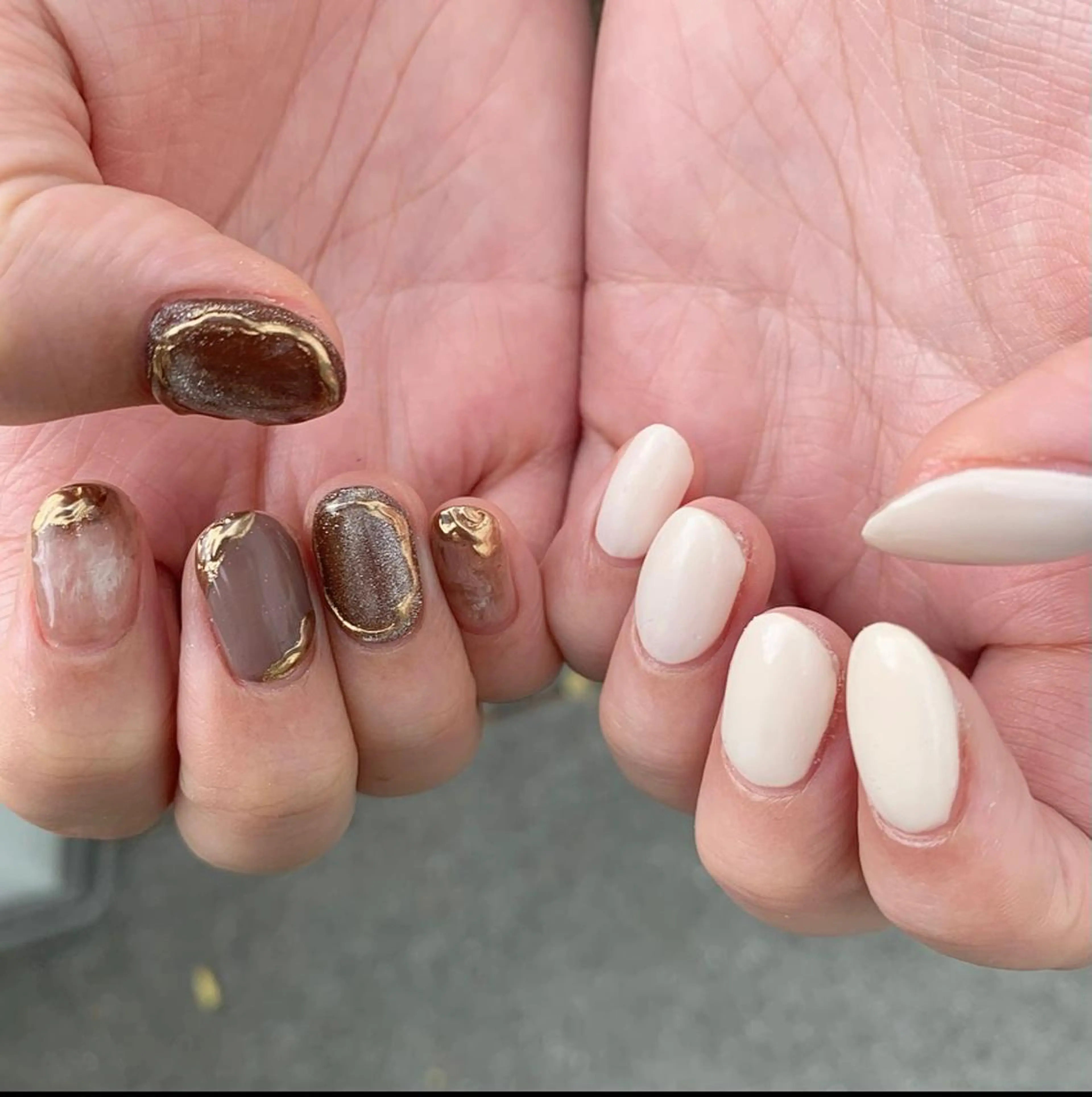 ネイル マグネットネイル ハンドネイル Fumina .のネイルデザイン