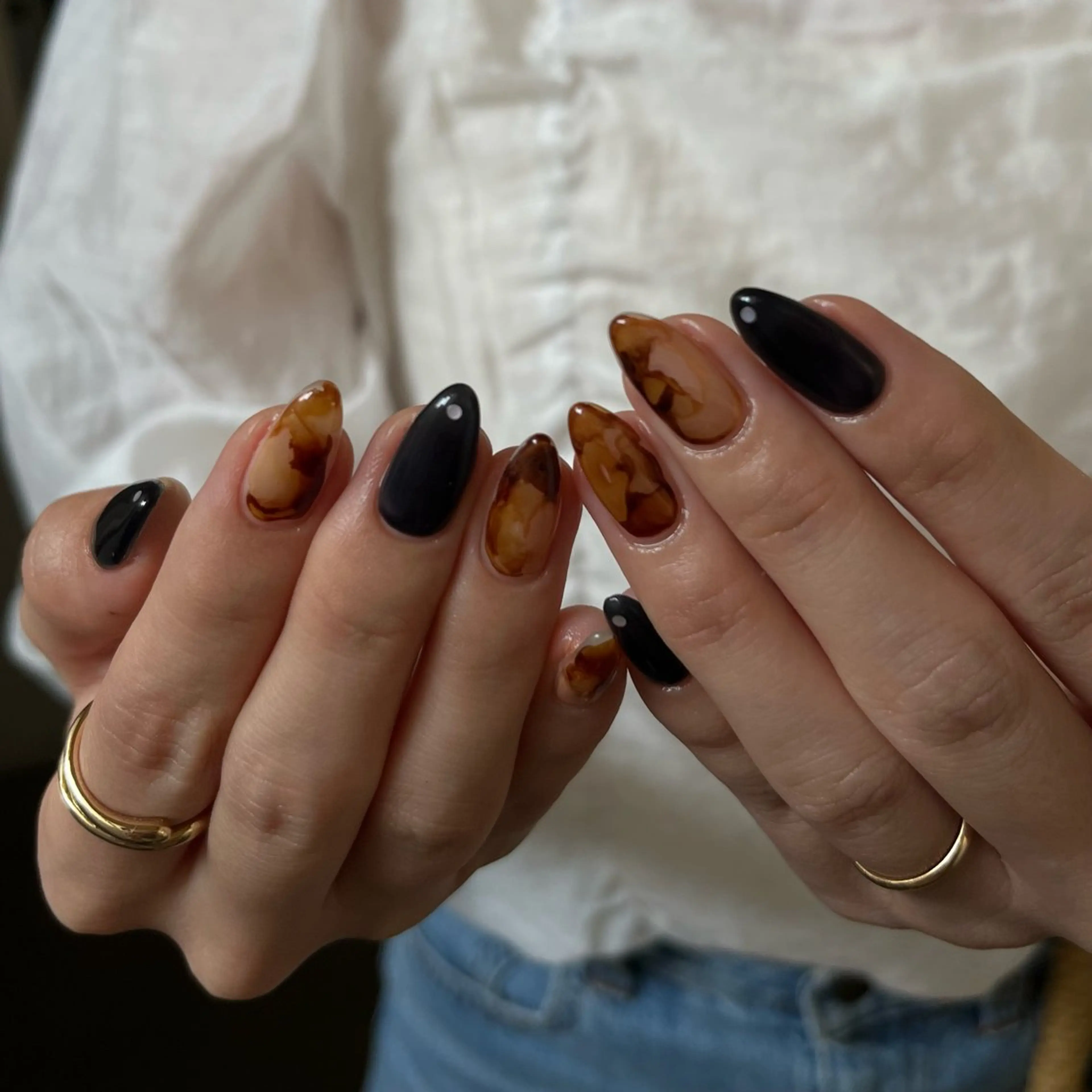 ネイル グリーン ハンドネイル vegh. nail／阿波座のネイルデザイン