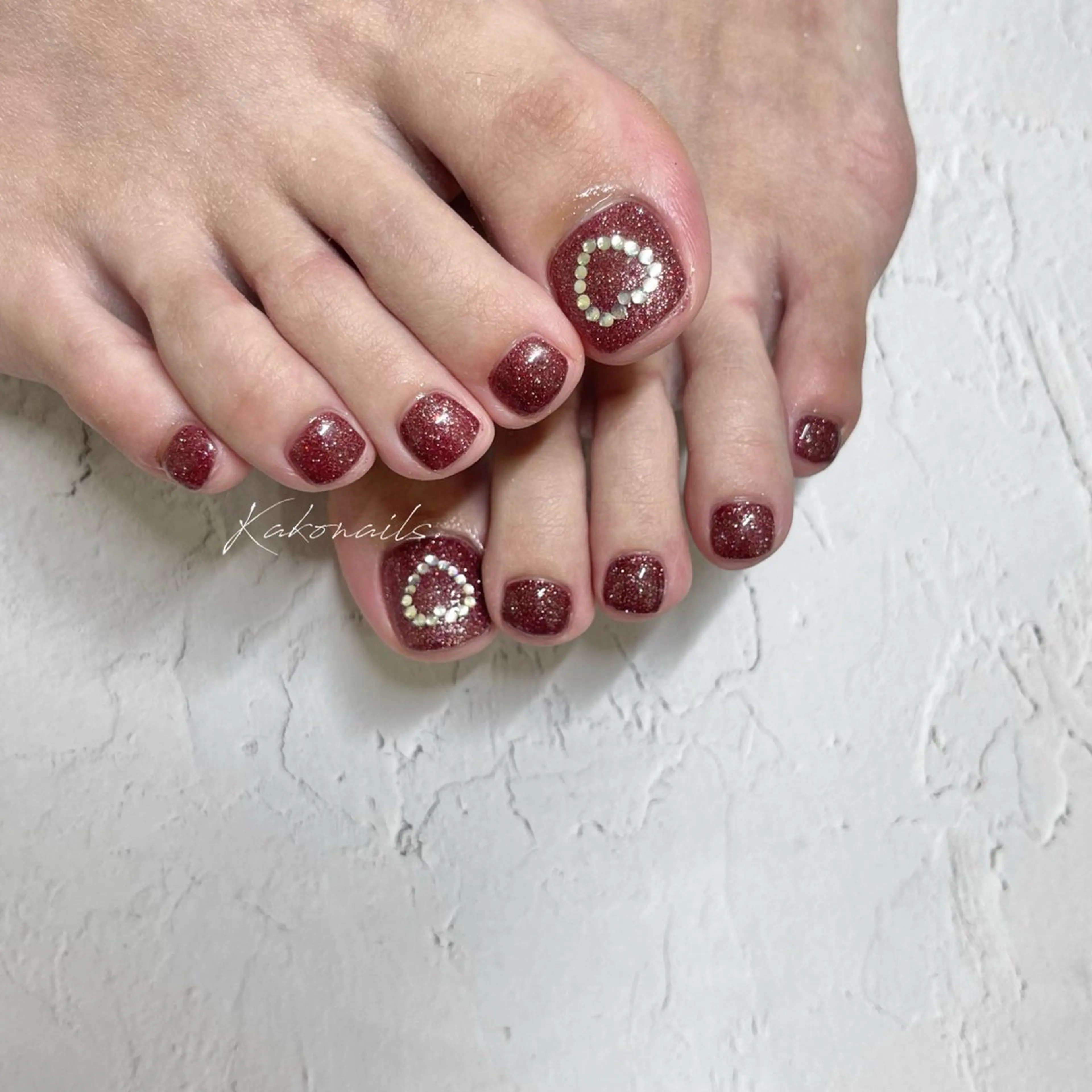 ハンド+フットset★ワンカラーのみ★マグネットフラッシュも可★9980円★オフ別各770円★の写真