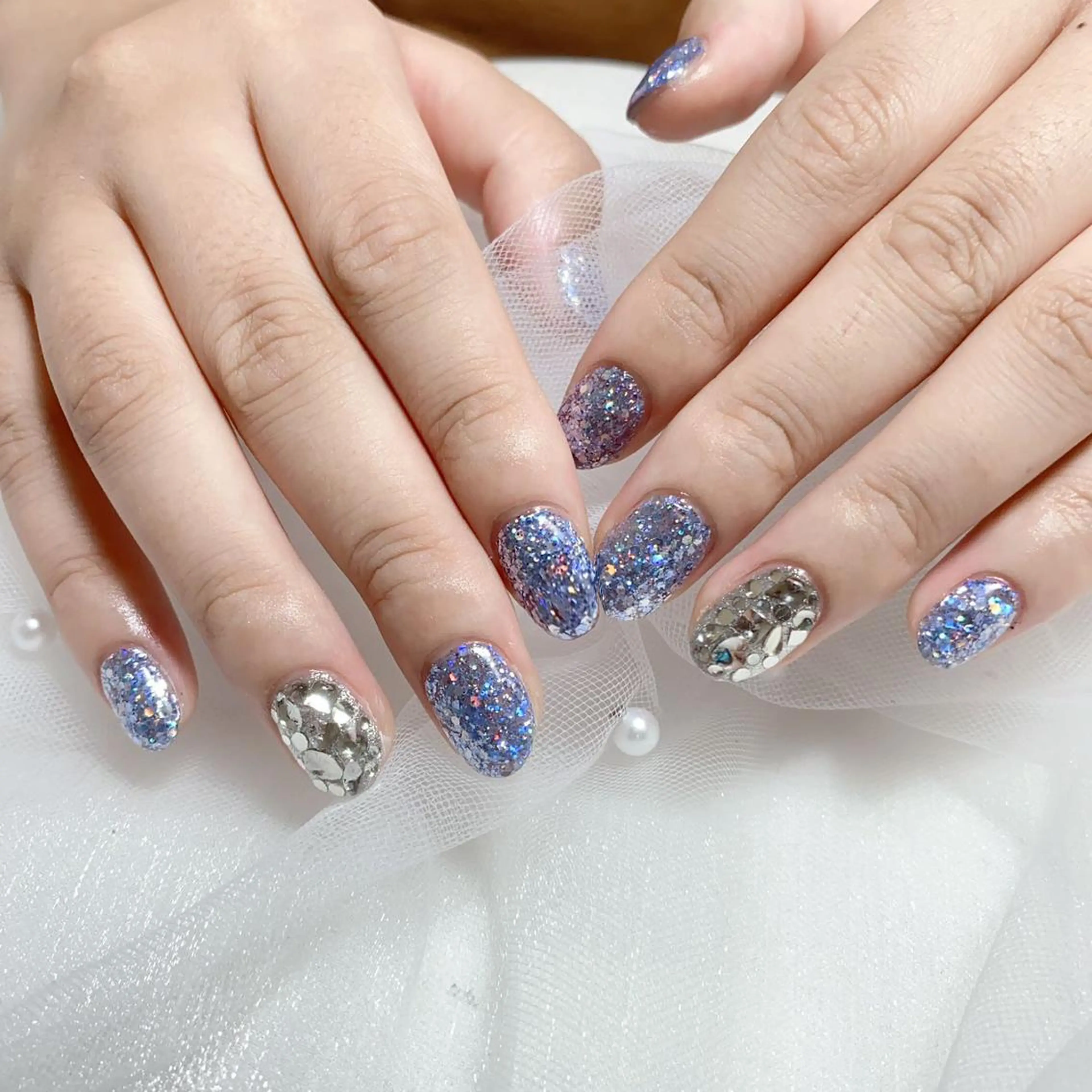 メンズ キッズ ネイル ワンカラーネイル Nail salon 木にいるのネイルデザイン