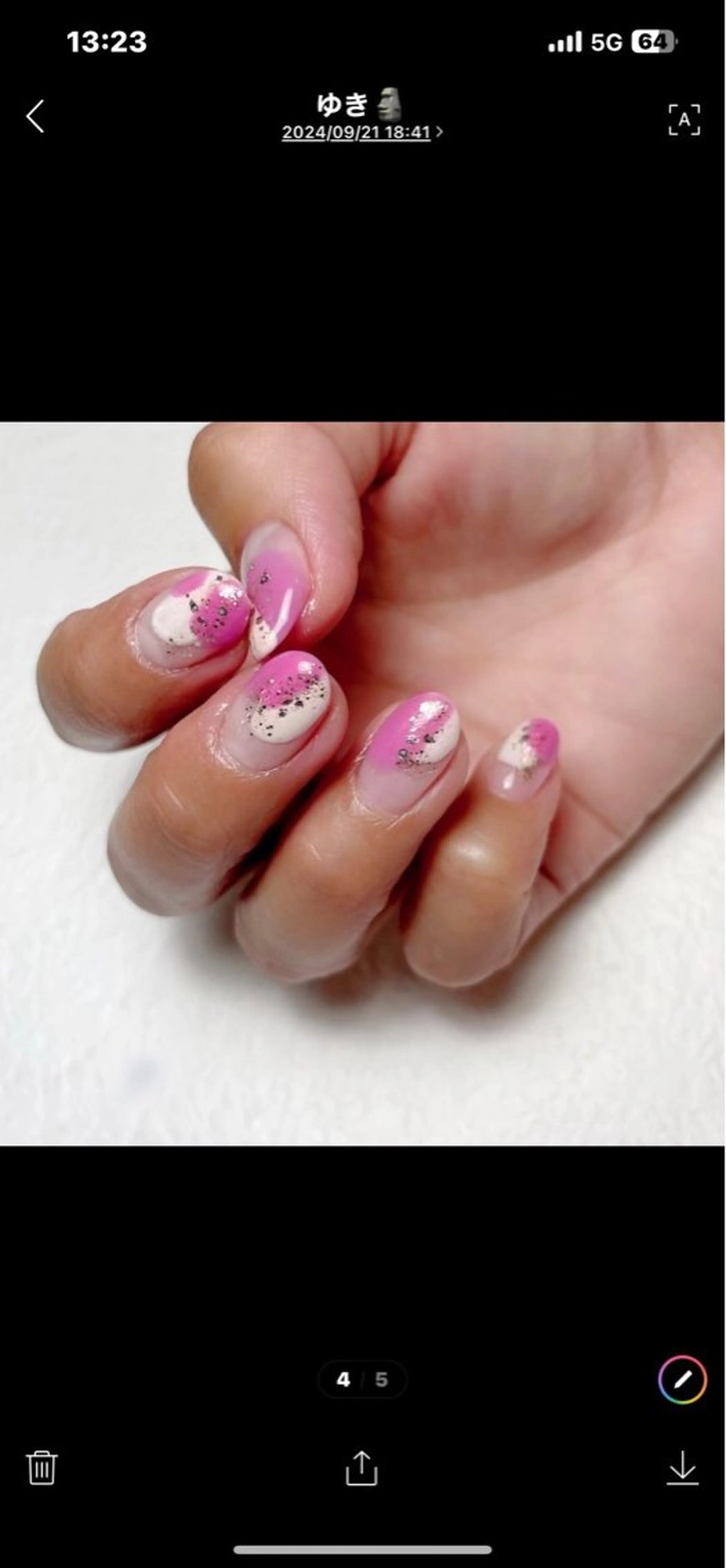 ネイル ハンドネイル Aki 💖ゆちたの部屋のネイルデザイン