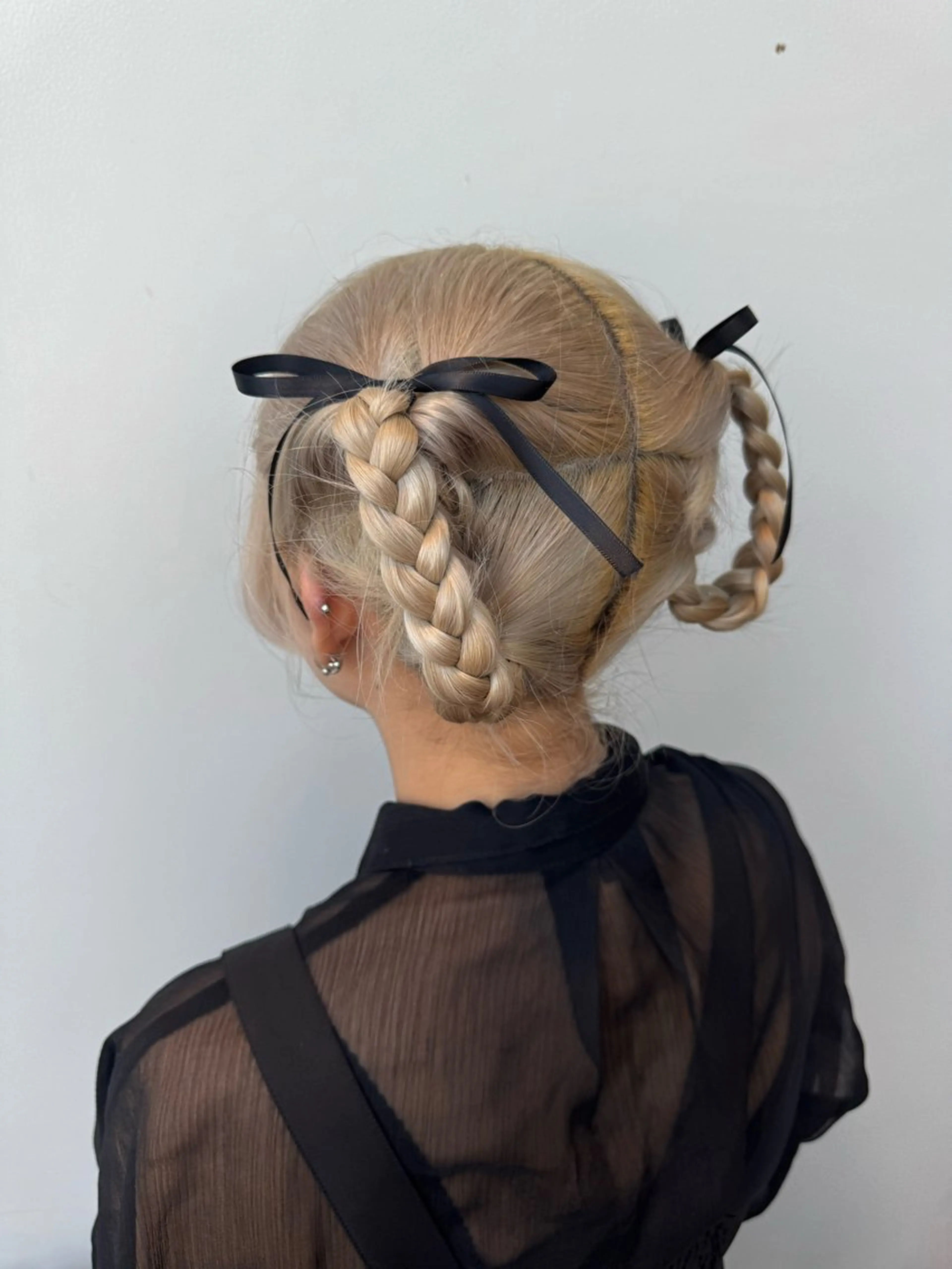 ロング ヘアアレンジ カット ヘアカラー トリートメント 韓国ヘア/ボブ/ レイヤー/Rinのヘアスタイル