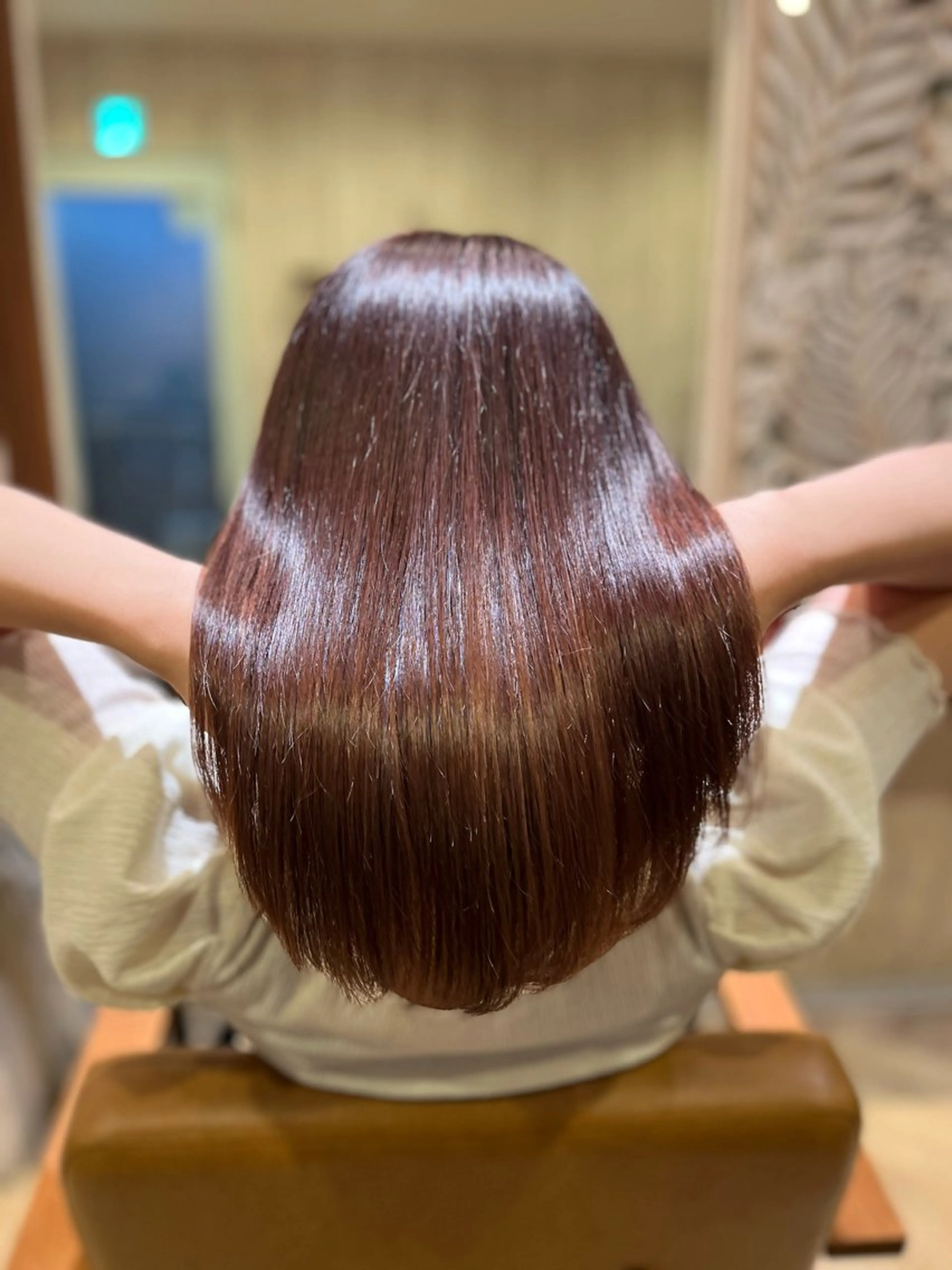 セミロング トリートメント 宇都宮市ブリーチ/ 縮毛矯正専門Albaのヘアスタイル