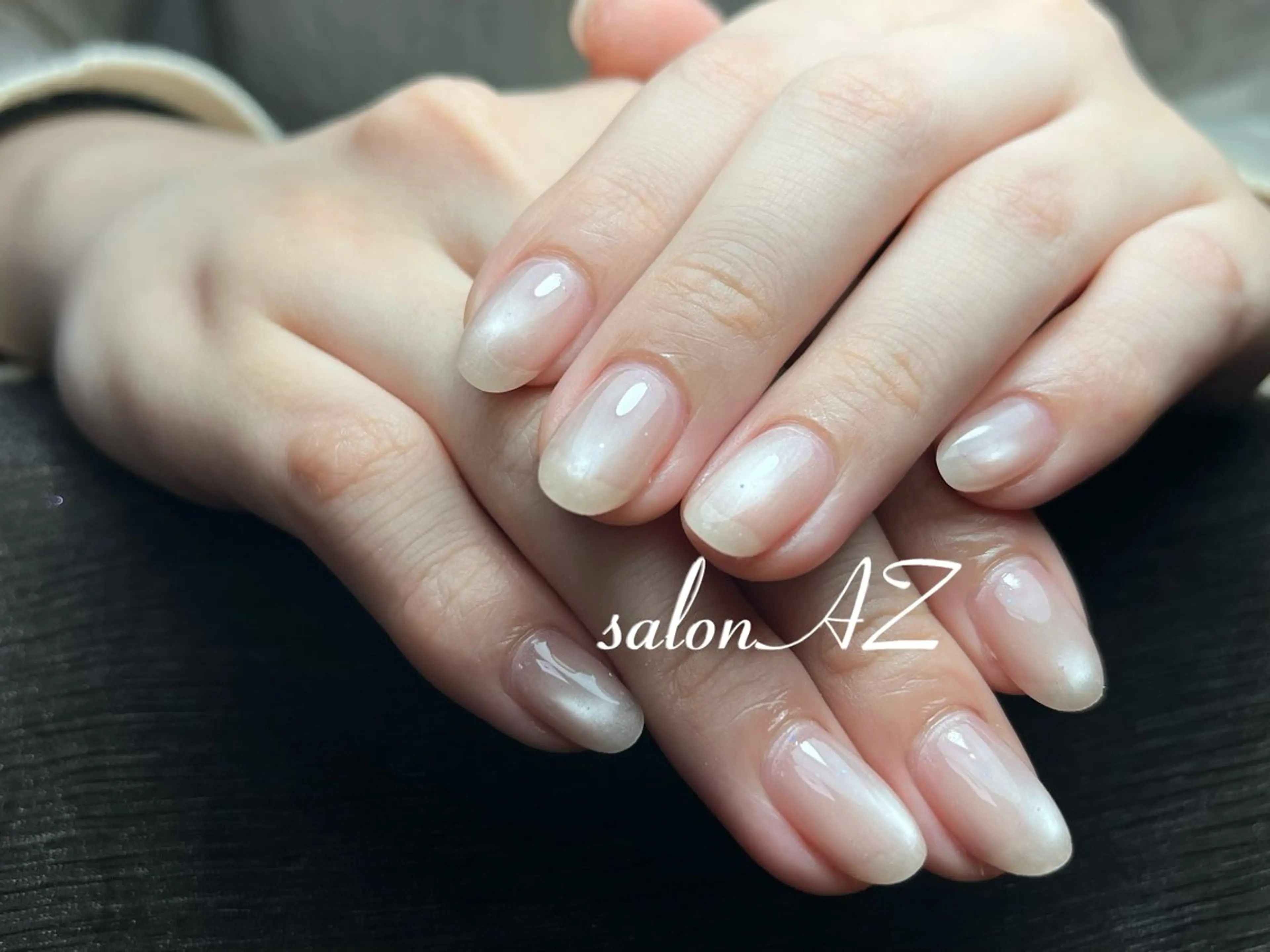 ネイル アートネイル 長さ出し フットネイル フレンチネイル ジェルネイル salon AZのネイルデザイン