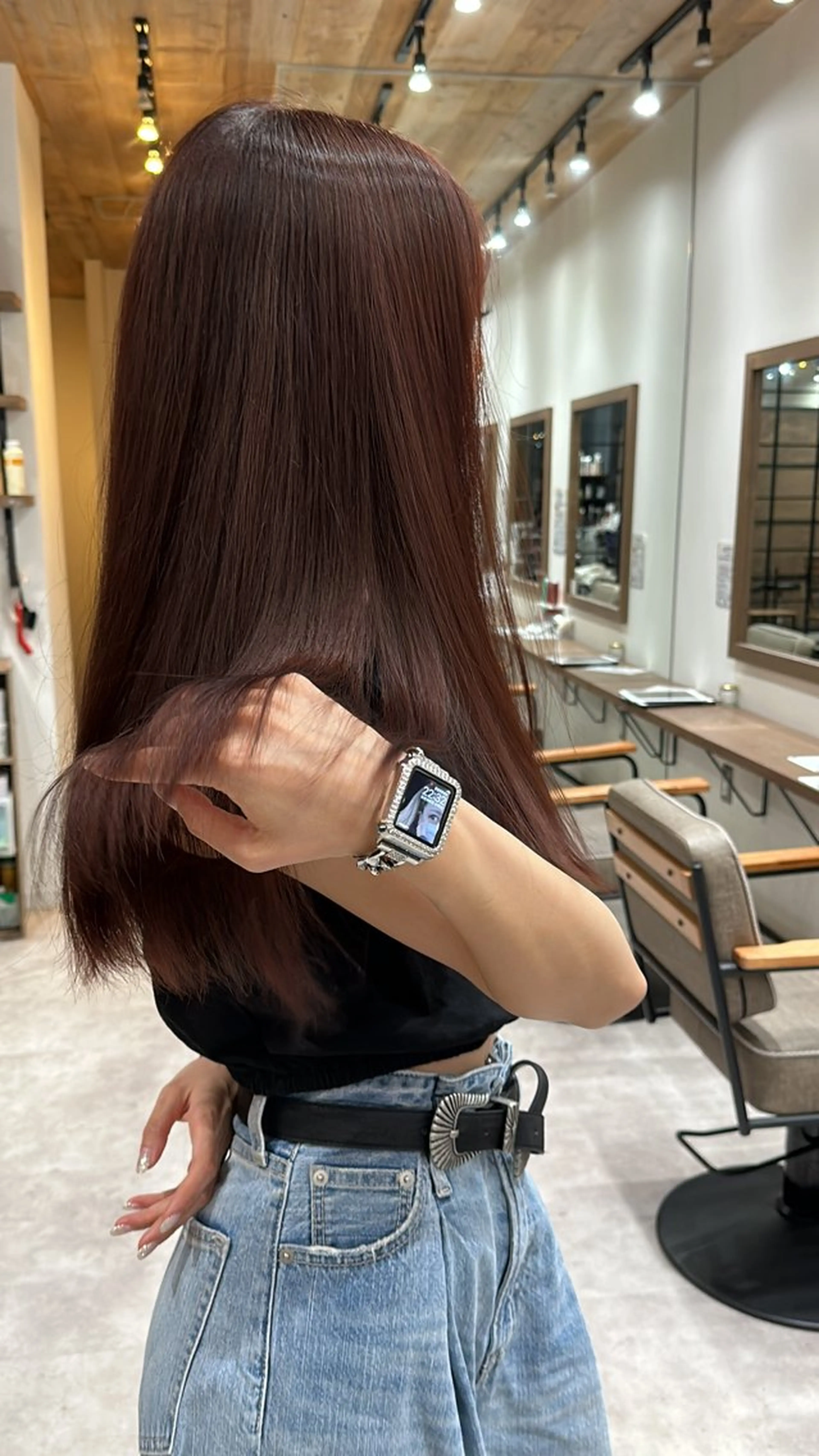 ロング 牧内 拓のヘアスタイル