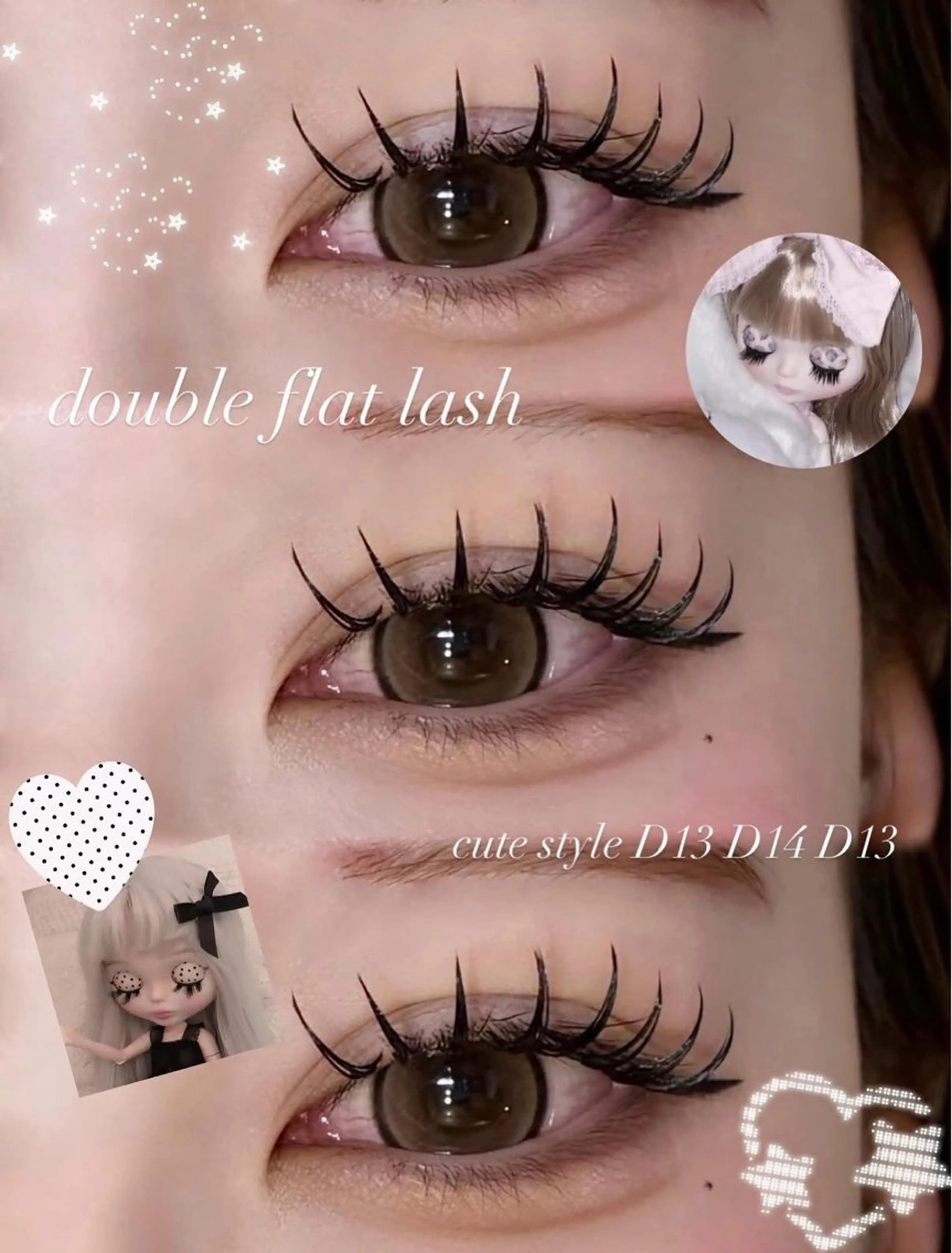 マツエク・マツパ フラットラッシュ VB KOTOHAのマツエク・マツパデザイン