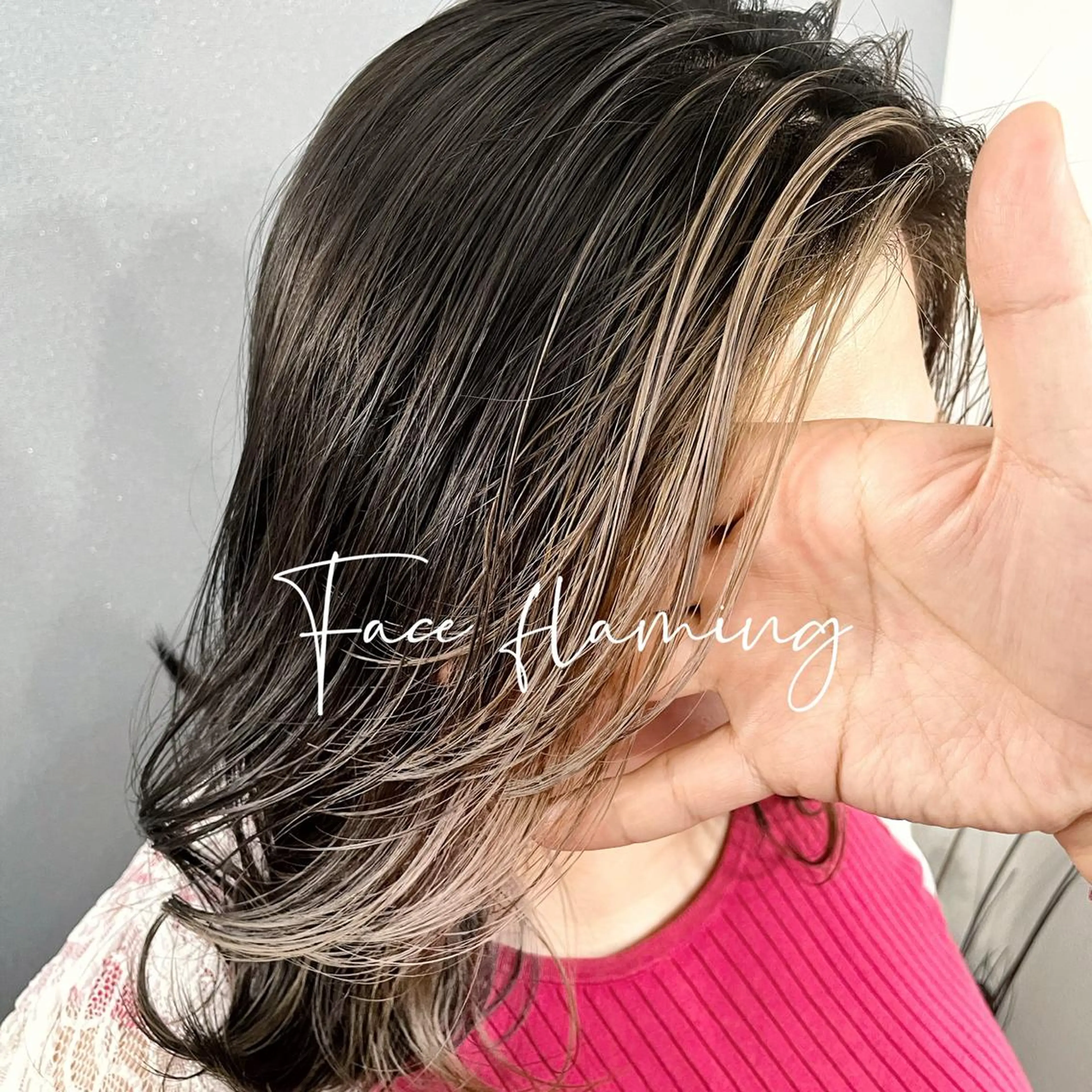 【リピーター様】デザインブリーチ + カラー TR   カット追加4000円の写真