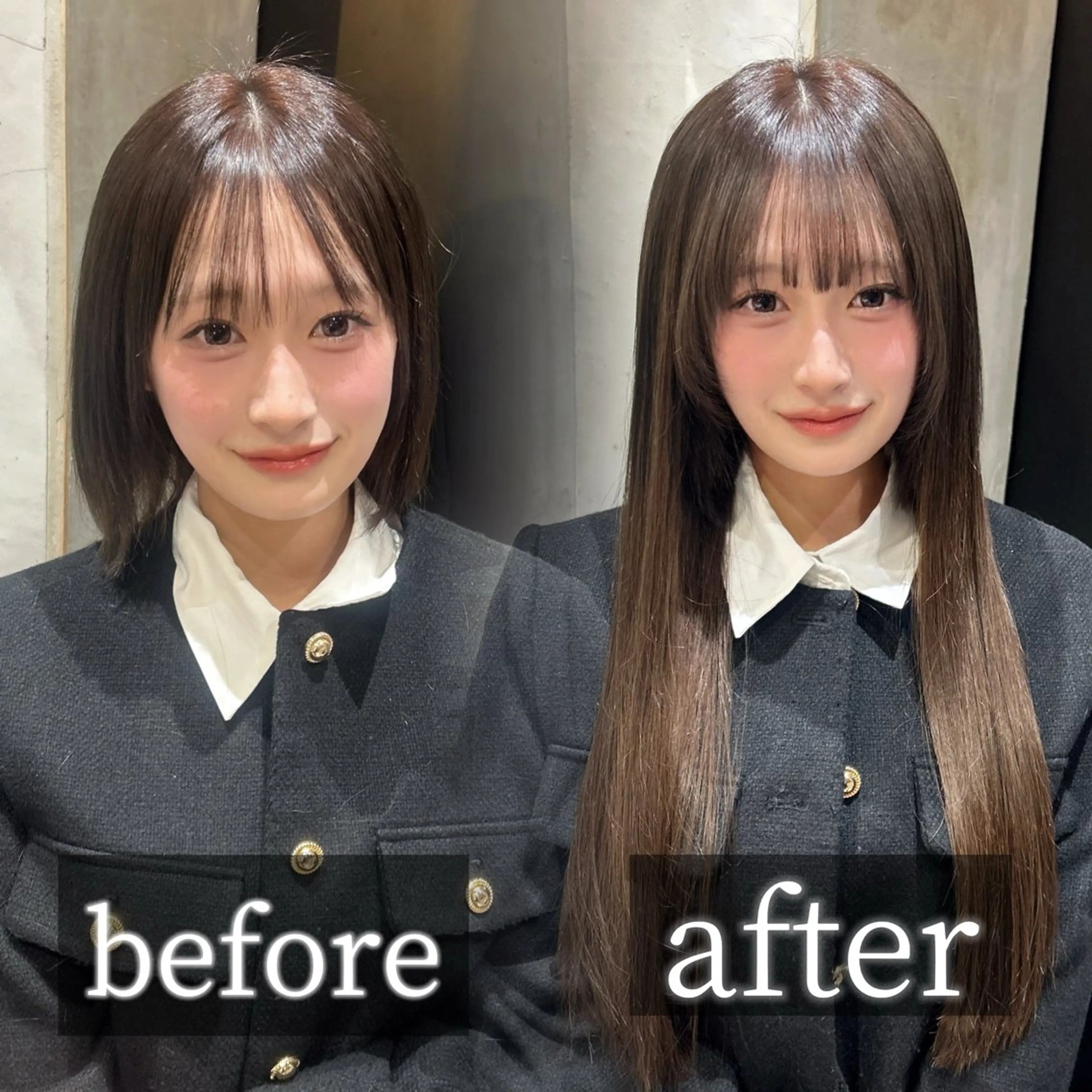 ロング カラー カット ヘアカラー トリートメント エクステ 透明感×韓国ヘア 🇰🇷きららのヘアスタイル