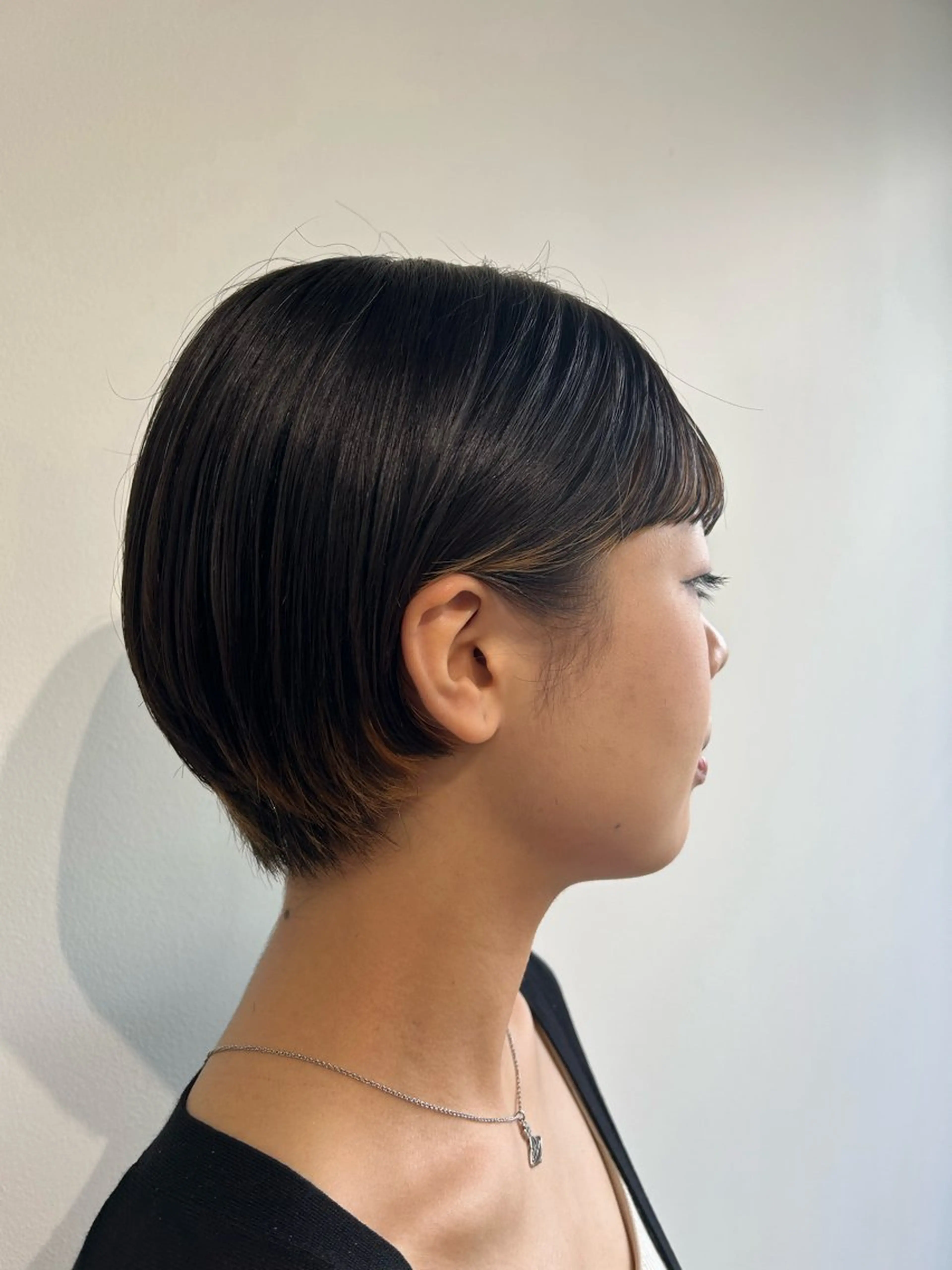 ショート カット トリートメント 新潟/万代/レイヤー 韓国風/明間未来のヘアスタイル