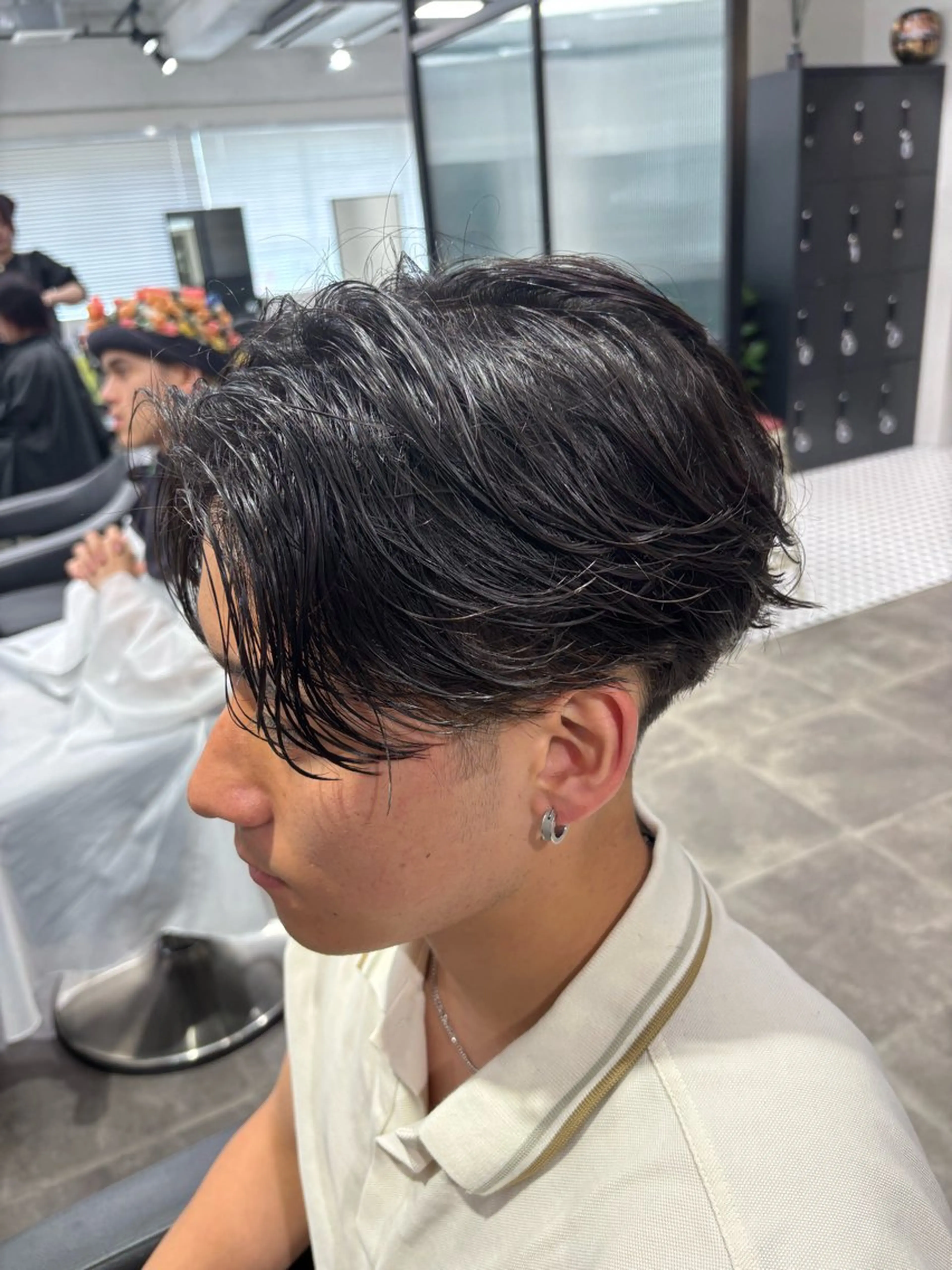 メンズ カット パーマ 🪽直毛男子の救世主 🪽フェザーパーマのヘアスタイル
