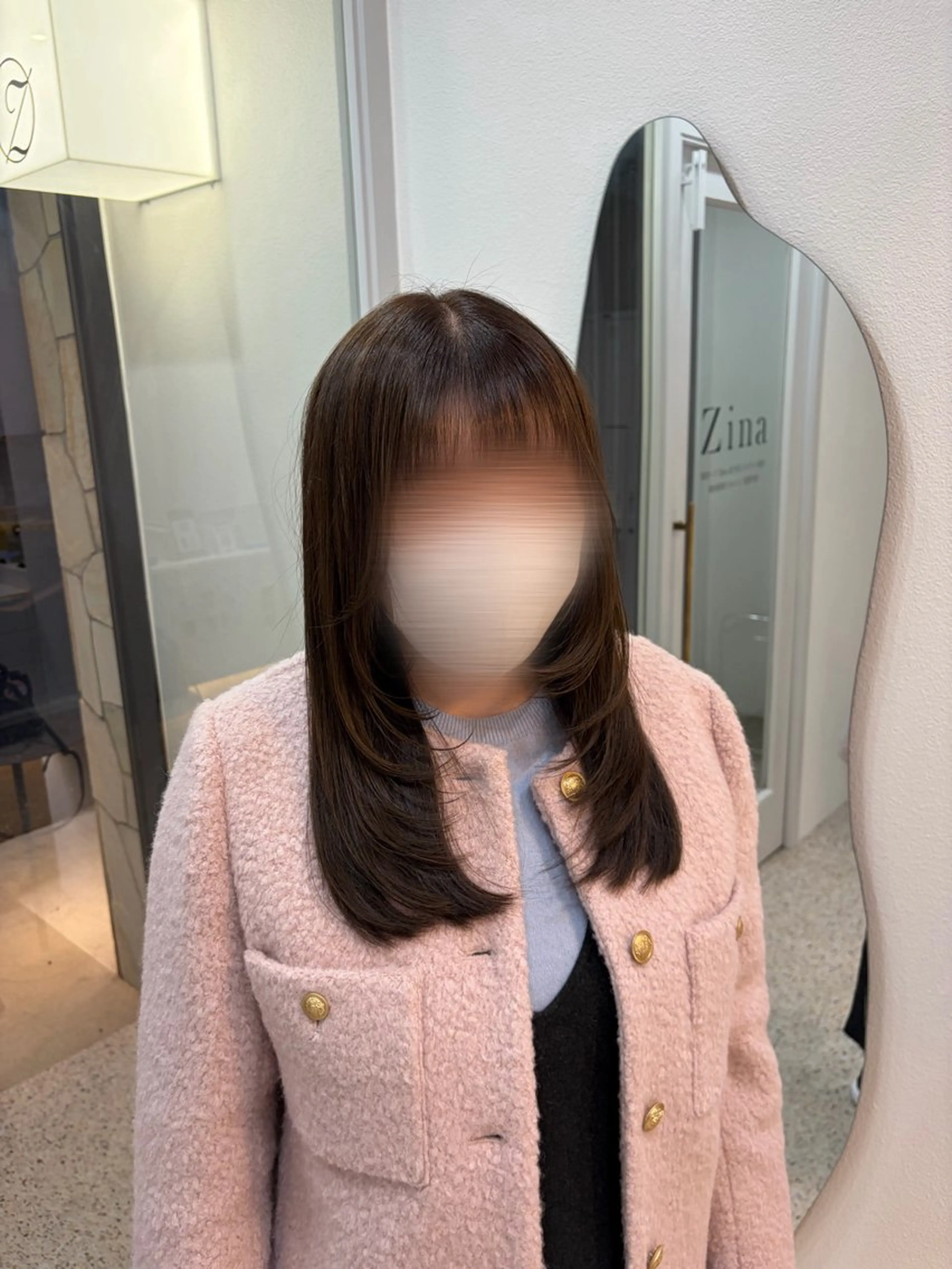 ロング カラー カット ヘアカラー トリートメント Zina北千住／ はるか🍄のヘアスタイル
