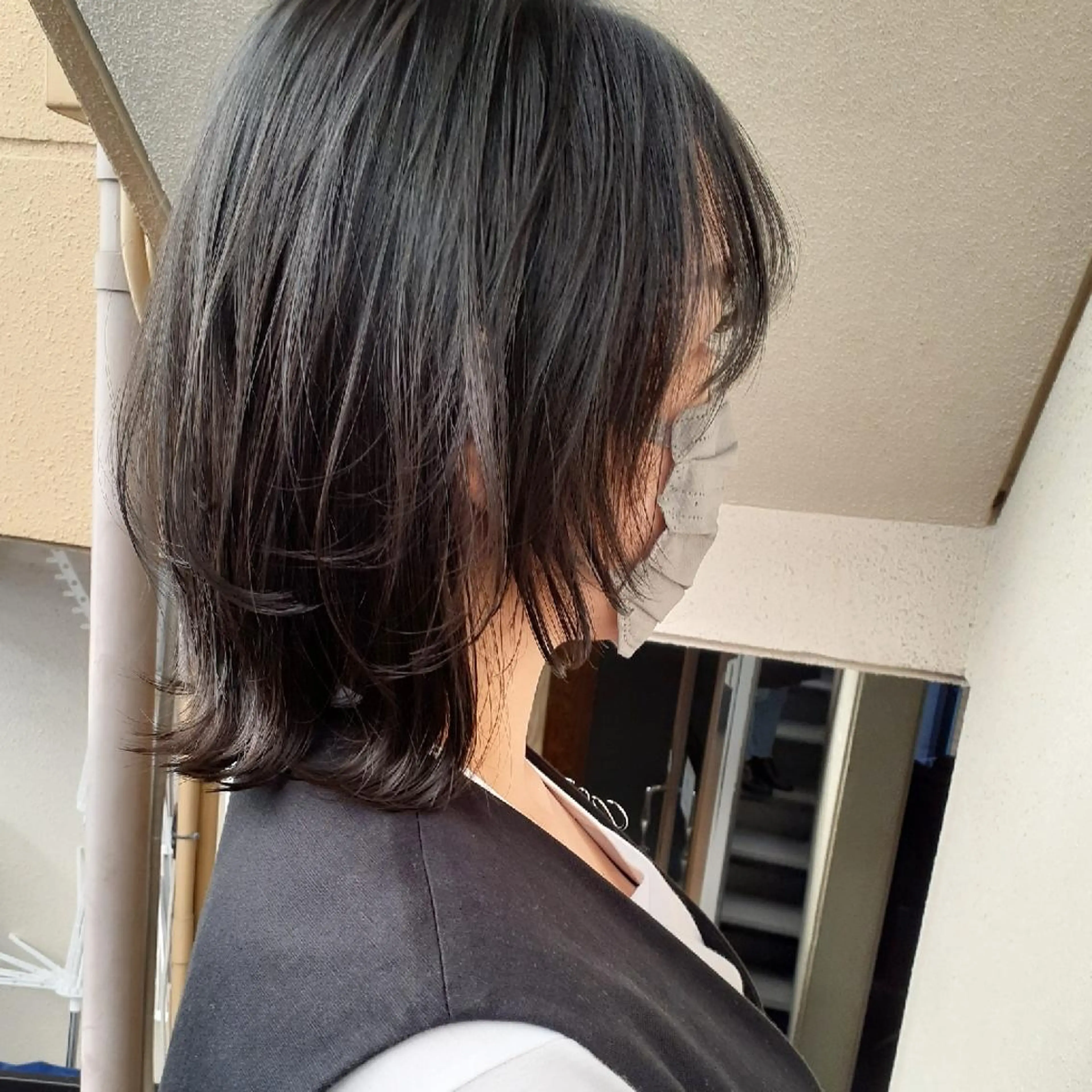 ミディアム カラー 髪質改善 ウルフカット カット ヘアカラー トリートメント 🔳髪質改善🔳 岡本陽のヘアスタイル