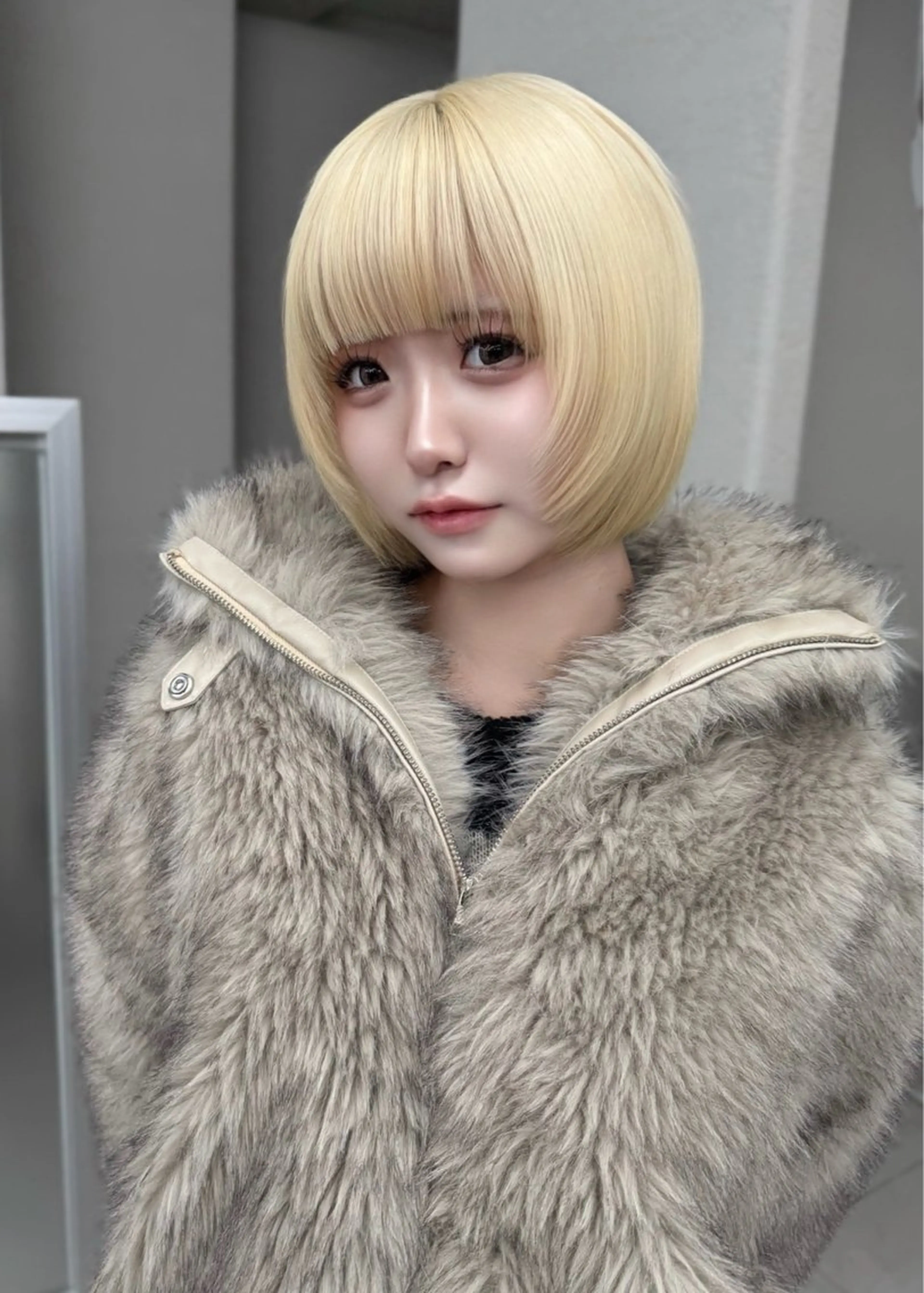 ショート カラー ヘアカラー ヘアセット 栄美容師/kiti /ボブ/ケントのヘアスタイル