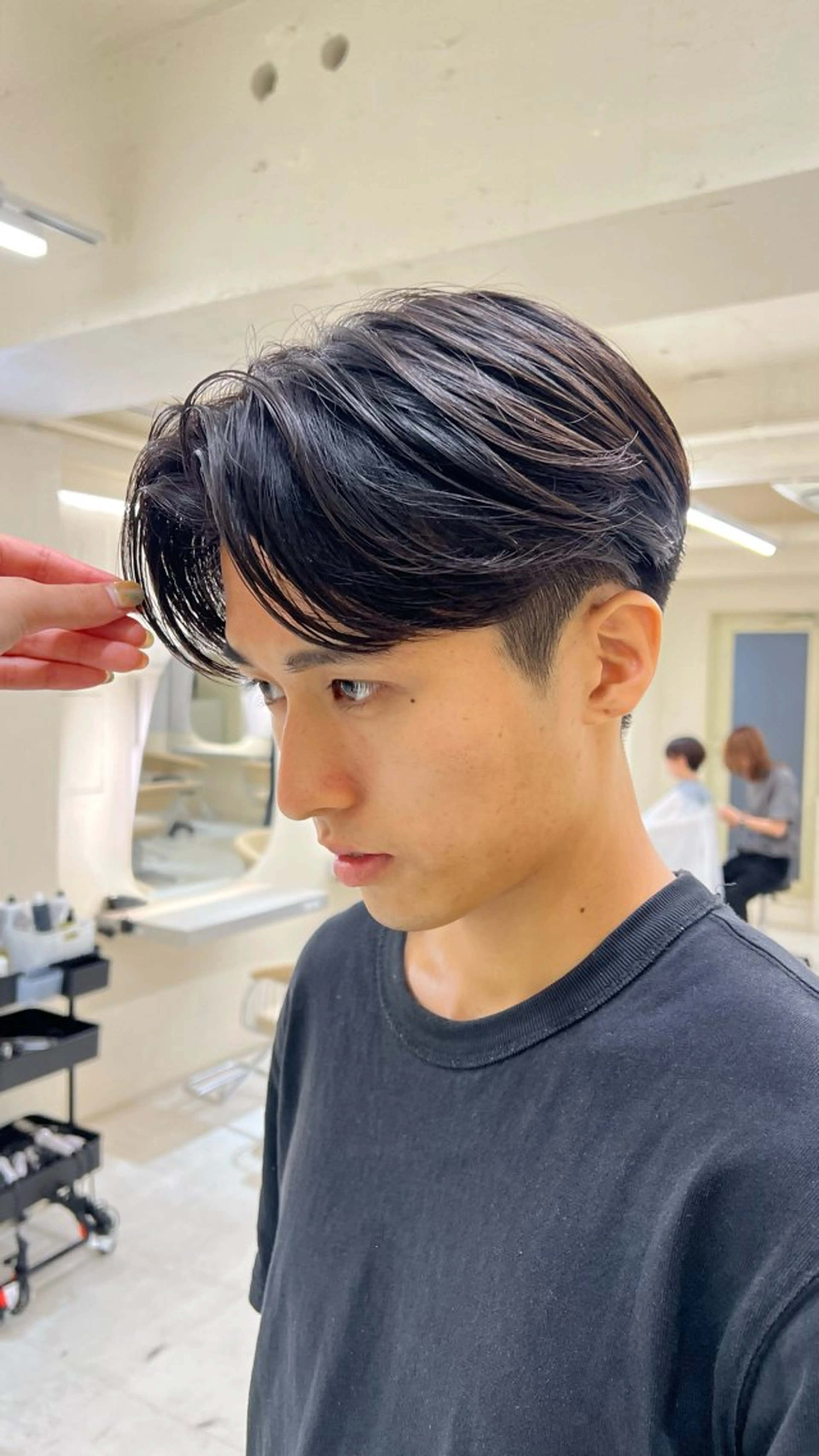 メンズ 横浜/ショート/ レイヤーカットのヘアスタイル