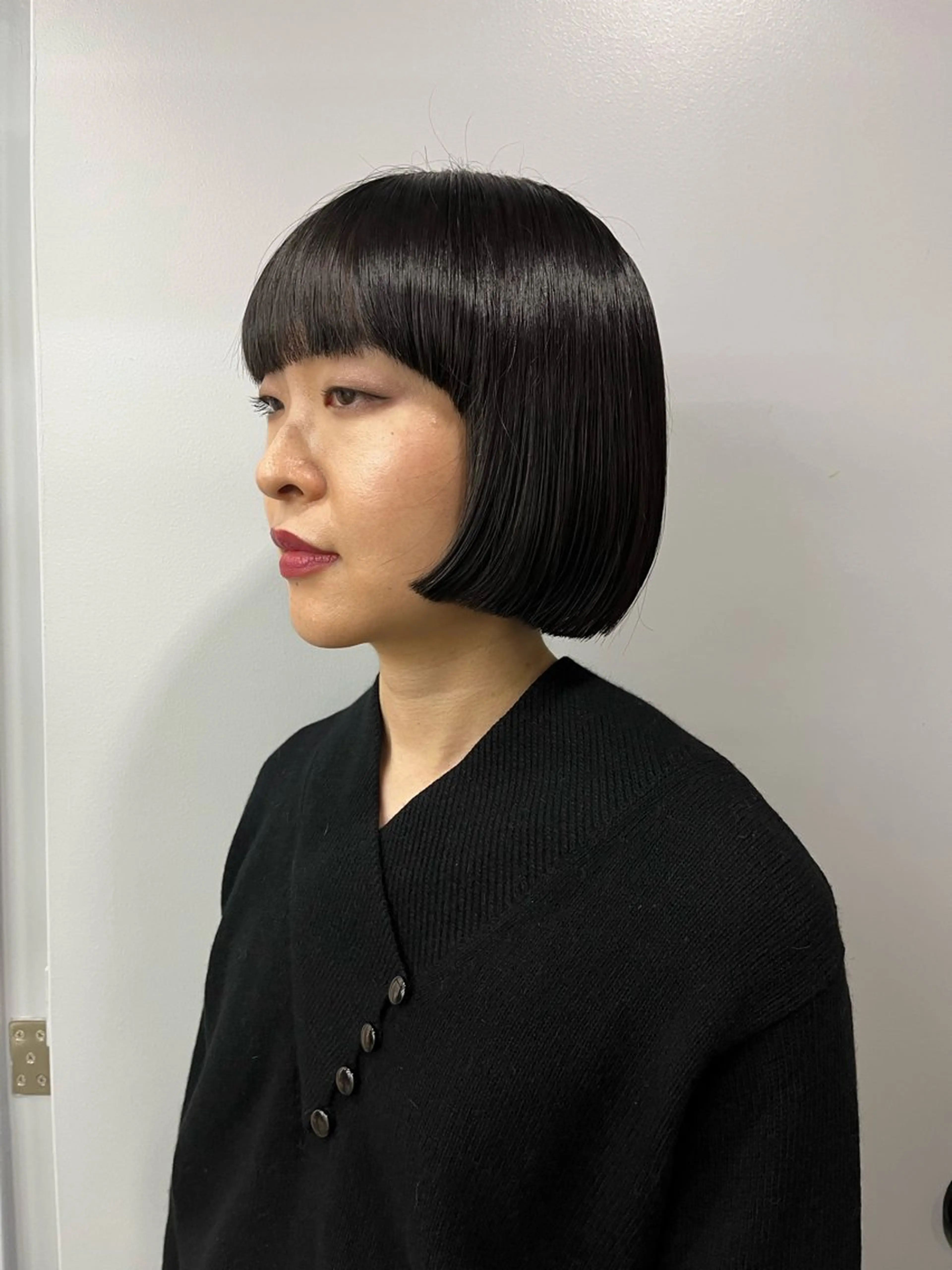 ショート カット レイヤー/ケアパーマ /ニュアンス/モードのヘアスタイル